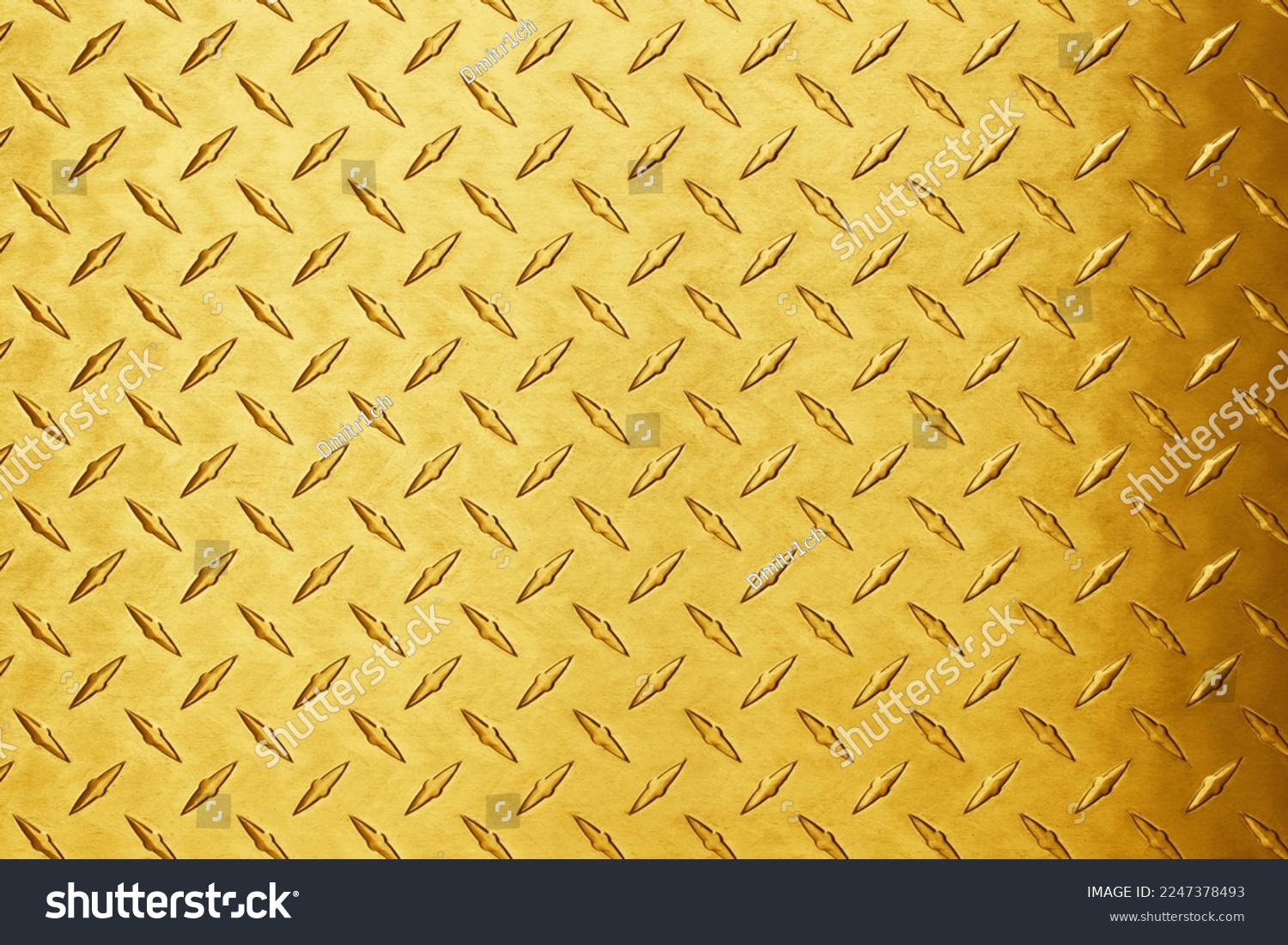 brass sheet with diamond print. gold metal background #2247378493