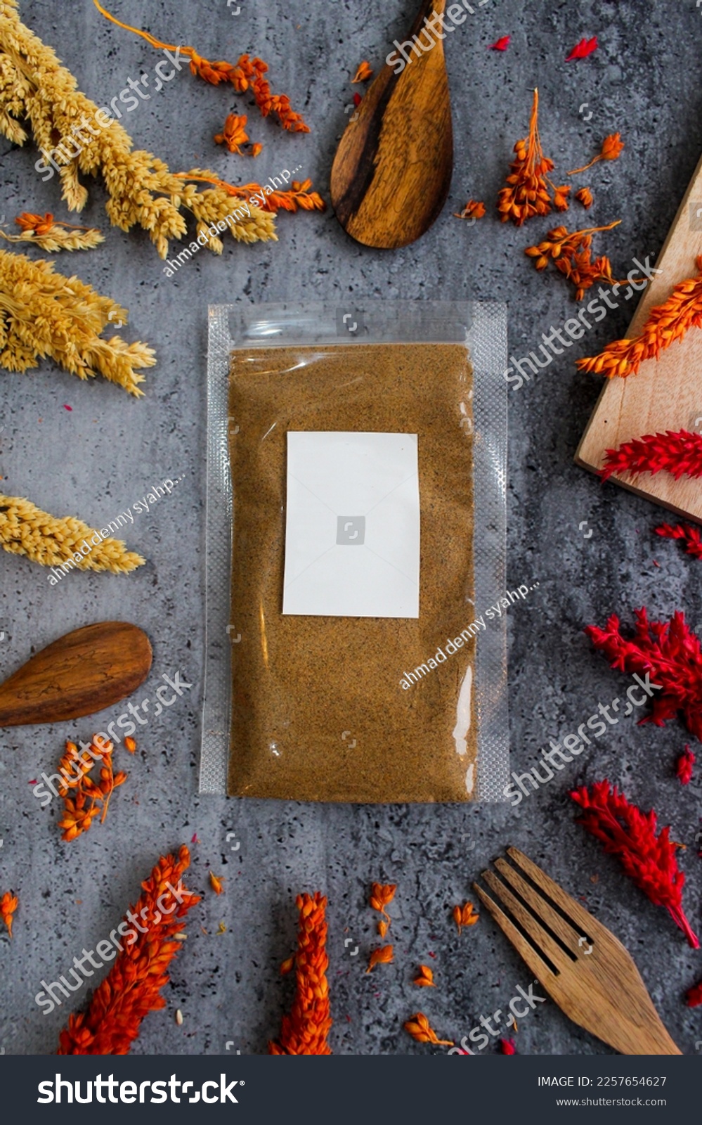 Seasonings in plastic with the theme of kitchen spices #2257654627