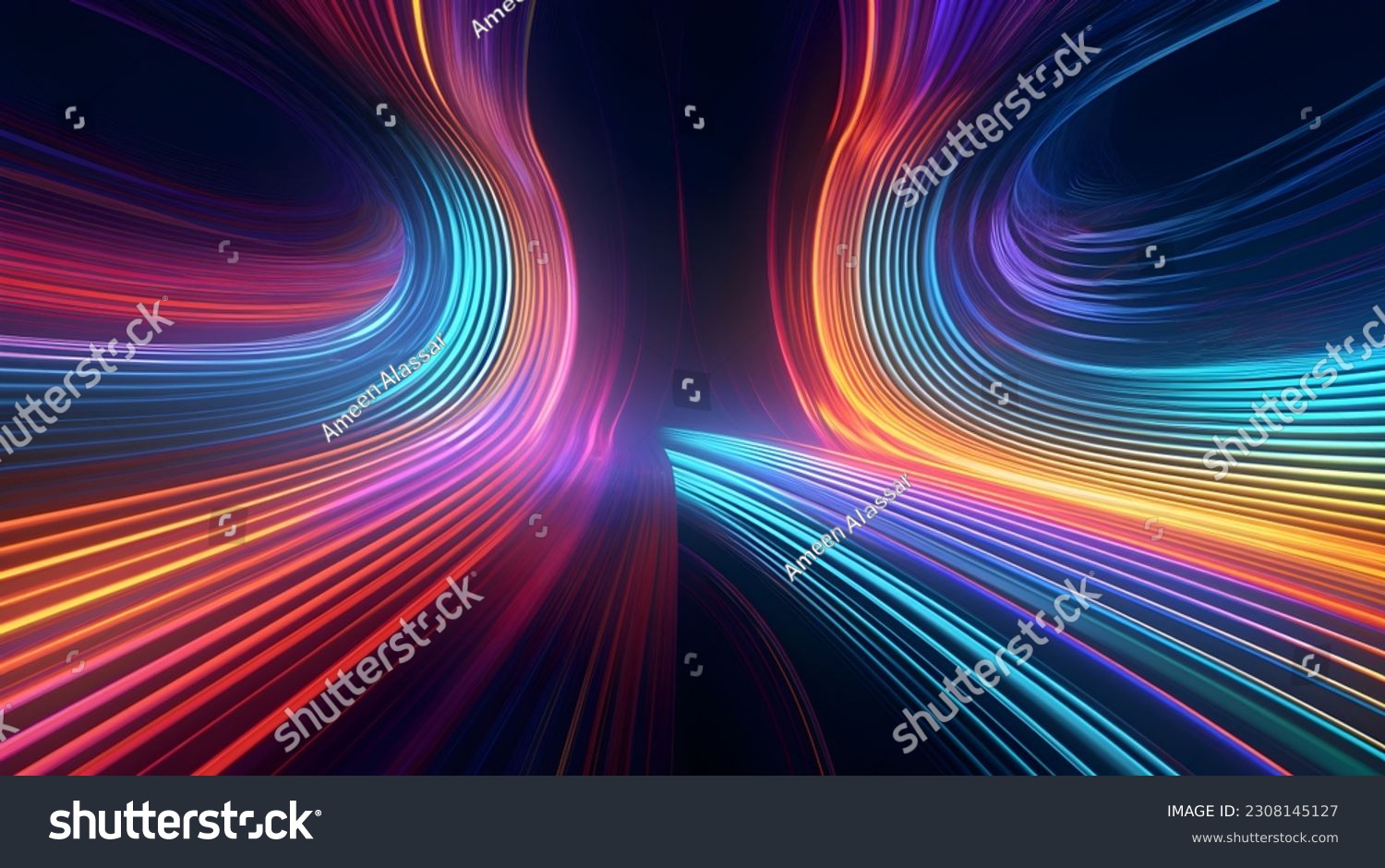 A Mesmerizing 3D Abstract Multicolor Visualization #2308145127