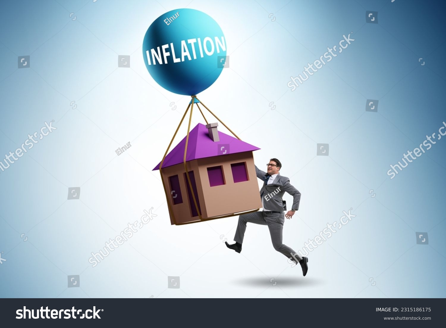 Concept of housing prices inflation #2315186175