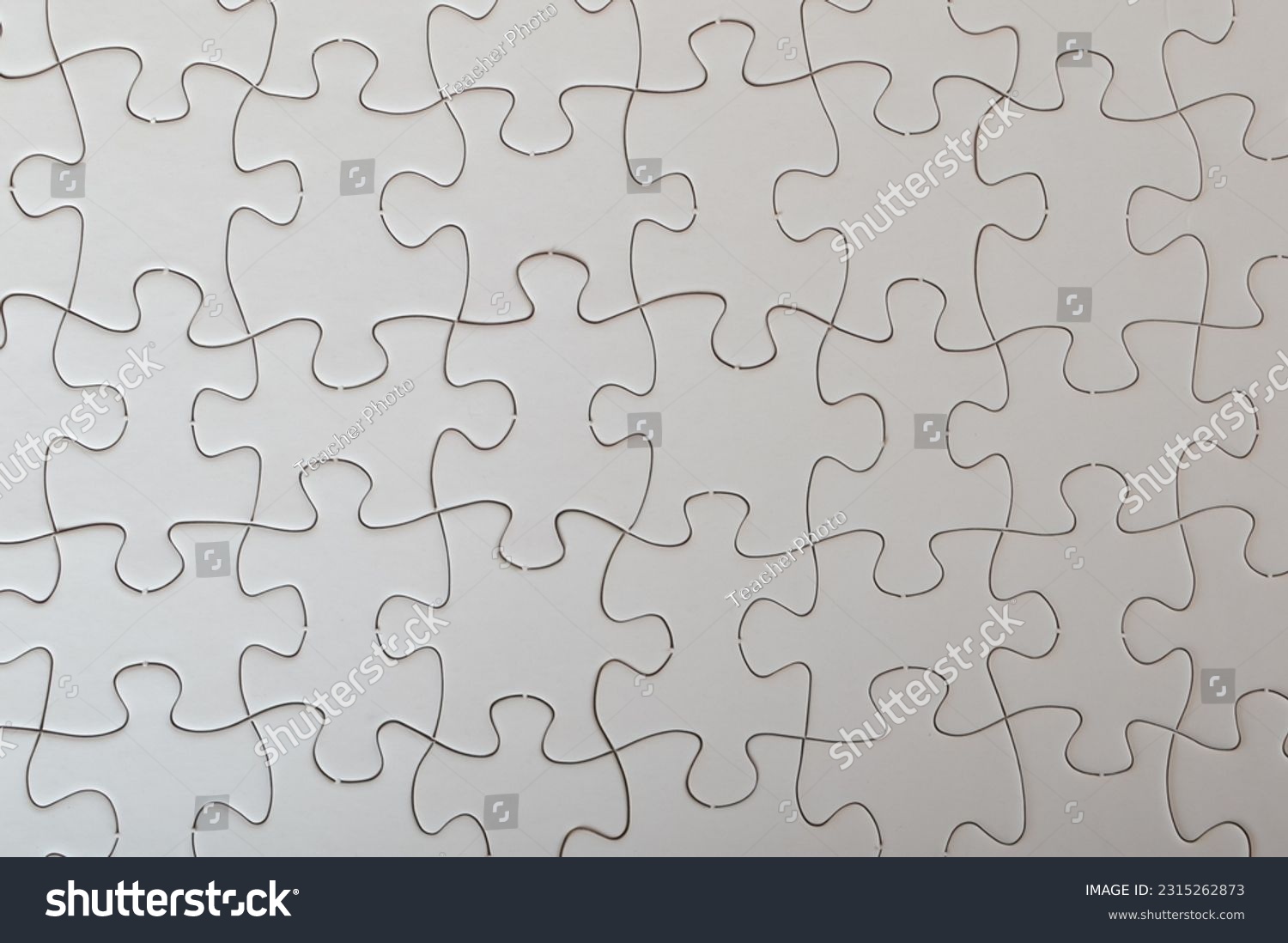 Puzzle pieces isolated on a white background. #2315262873