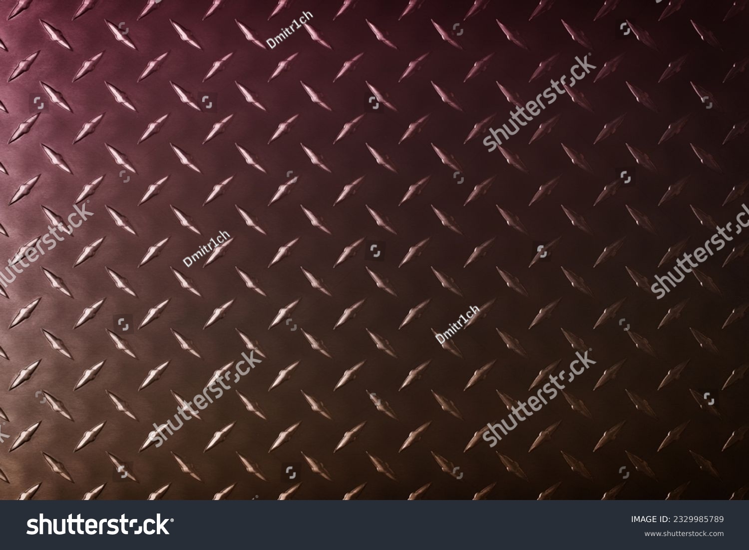 Abstract metal texture with diamond pattern. colored metallic background. #2329985789