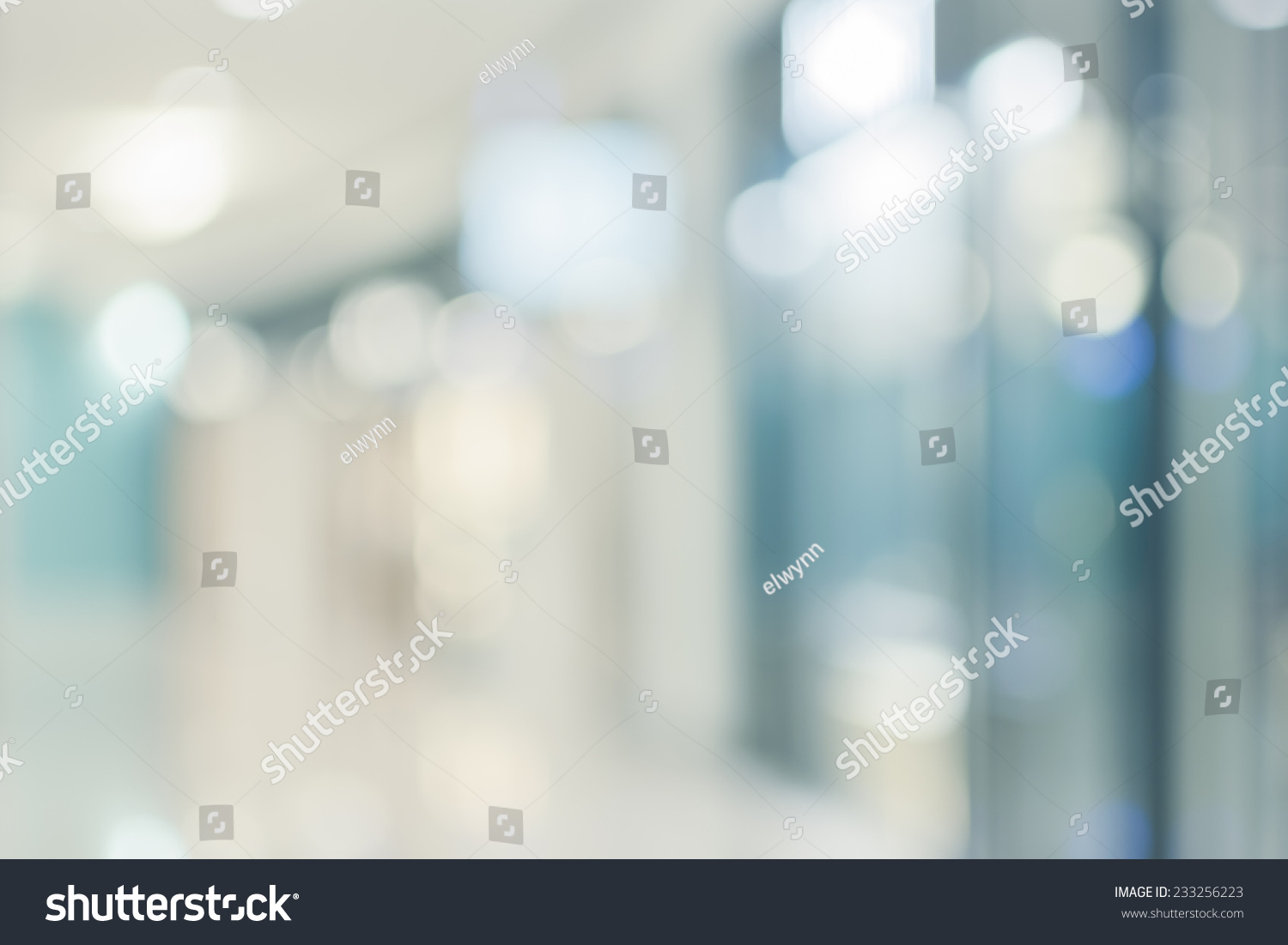 Abstract background of shopping mall, shallow depth of focus. #233256223