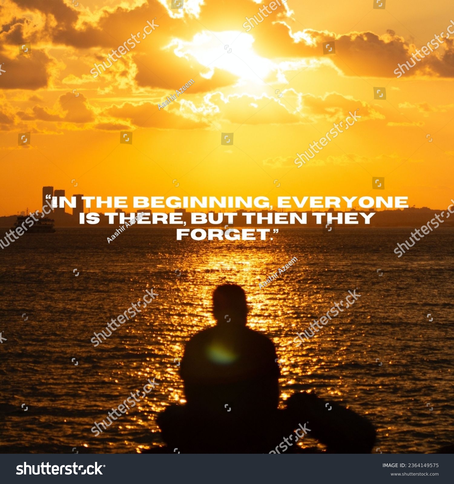 In the beginning everyone is there. Motivational quote. #2364149575