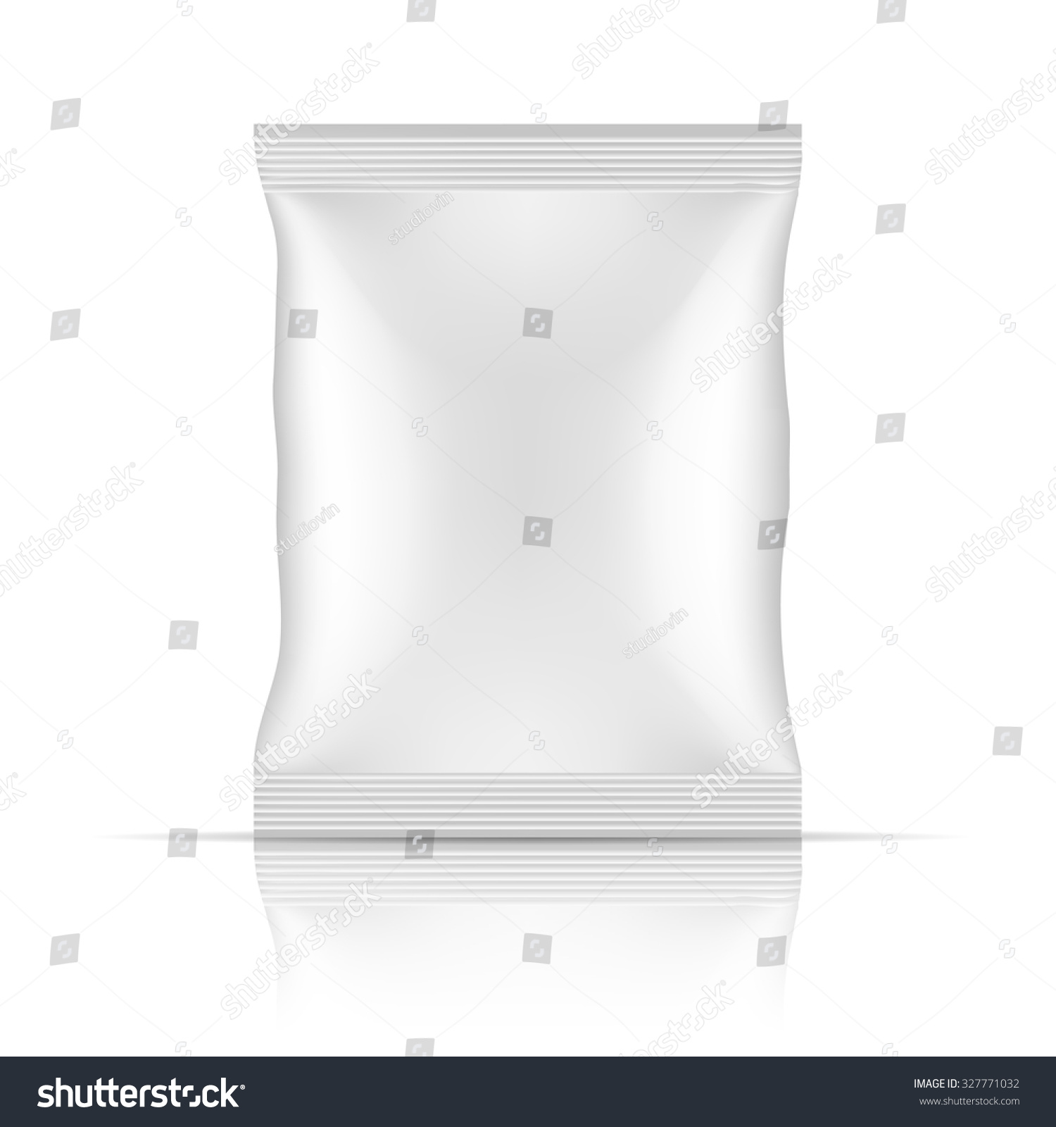 White Blank Foil Chips, Cookies. #327771032