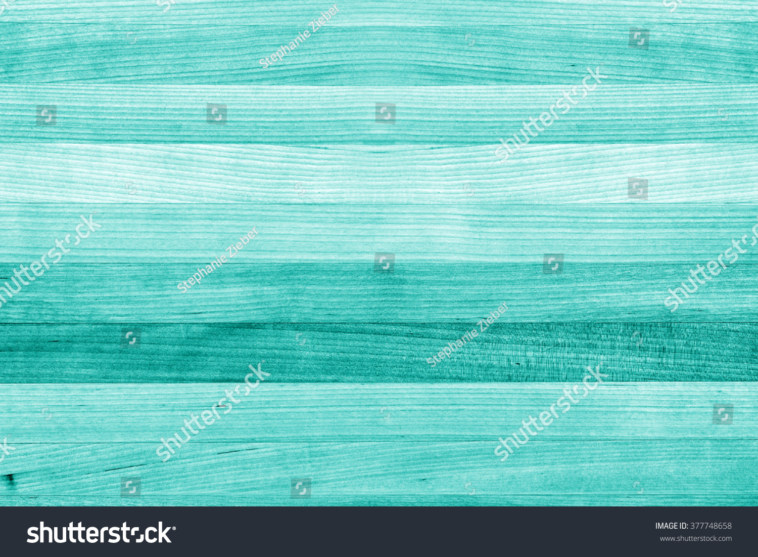 Teal or turquoise green painted wood background texture #377748658