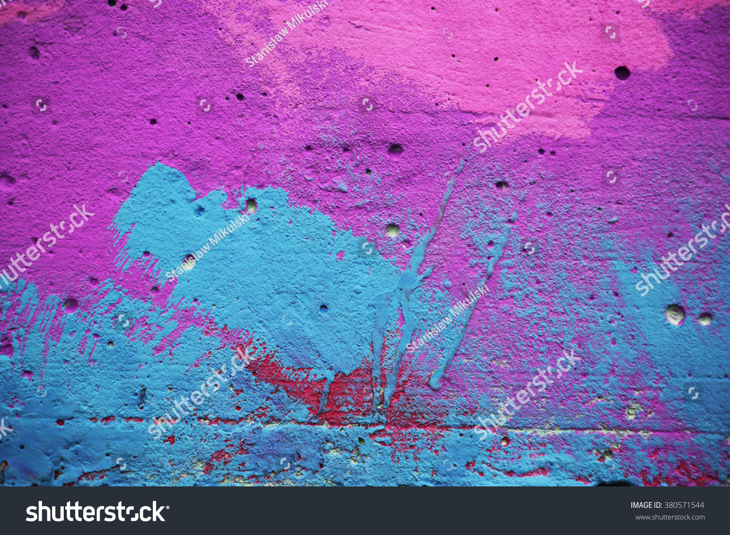 Colorful brick wall, background texture #380571544