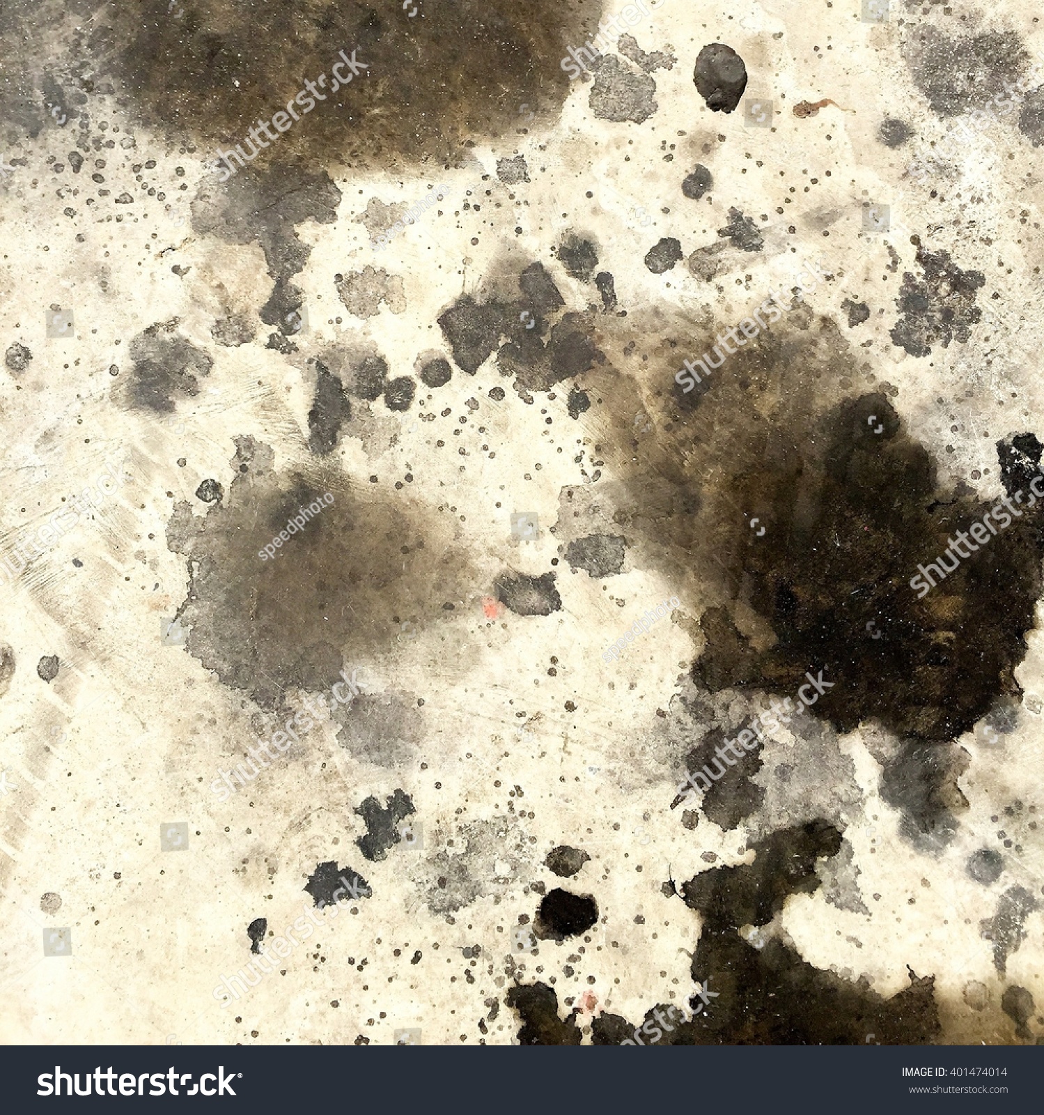 Dirty oil stain Cement floor texture #401474014