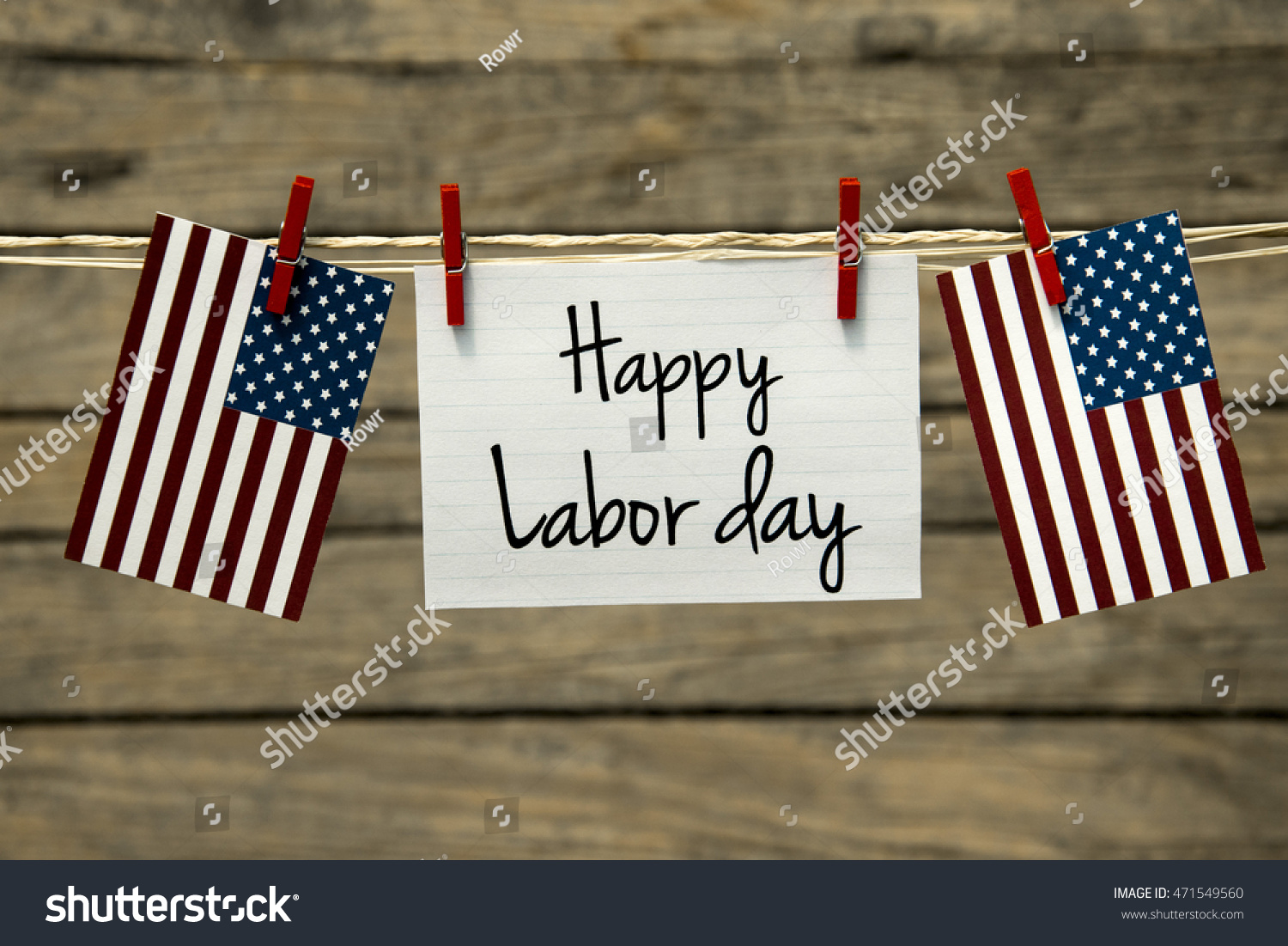 Happy Labor day greeting card or background. #471549560