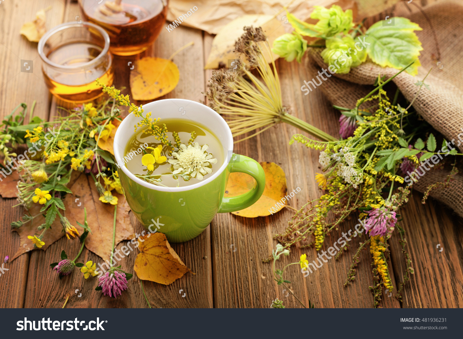 healthy herbal tea, home remedy #481936231