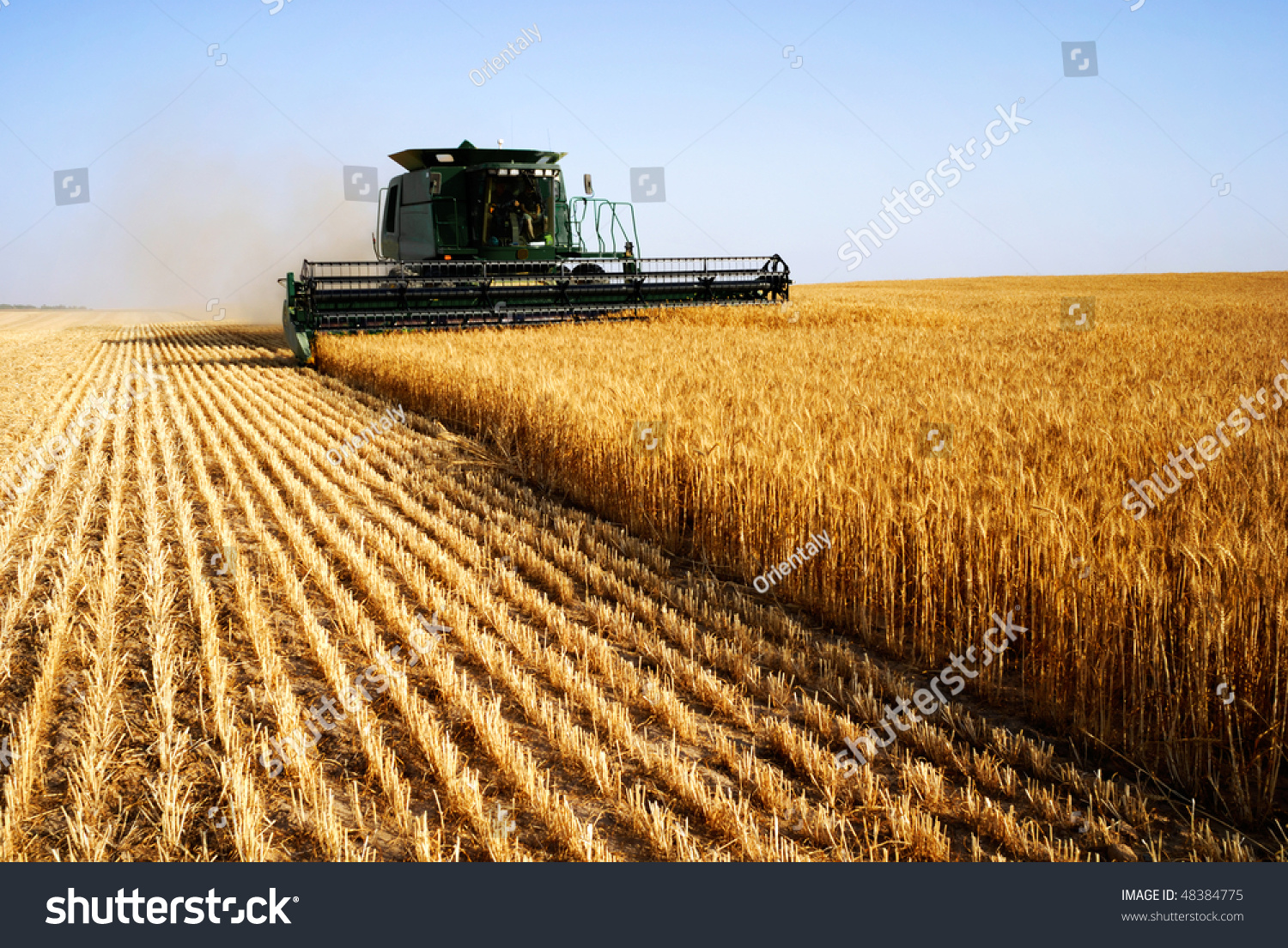 combine harvester #48384775