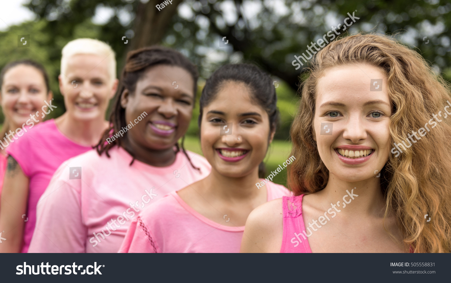Women Breast Cancer Support Charity Concept #505558831