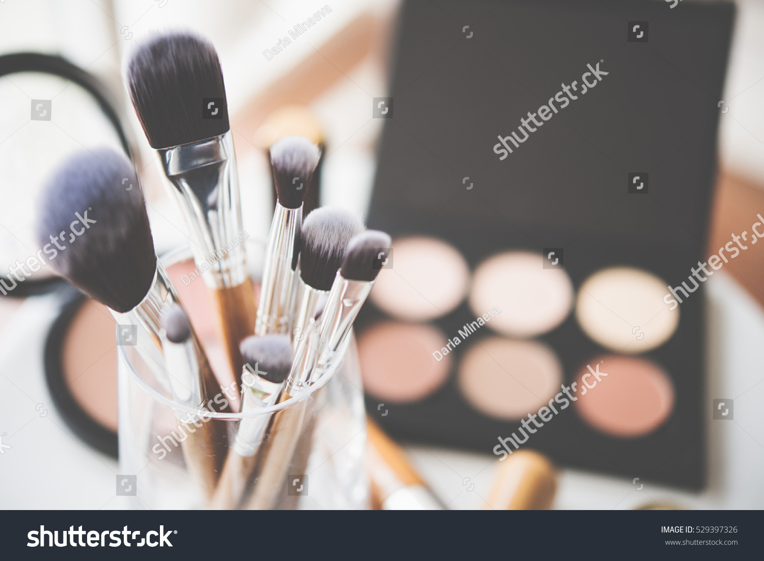 Professional makeup brushes and tools #529397326