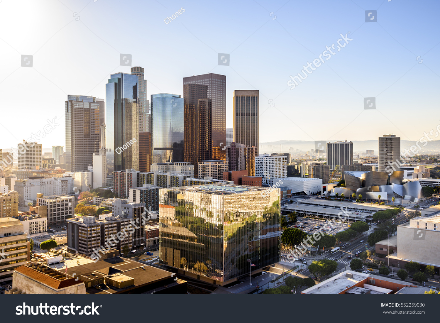 Downtown Cityscape Los Angeles, California, USA  #552259030