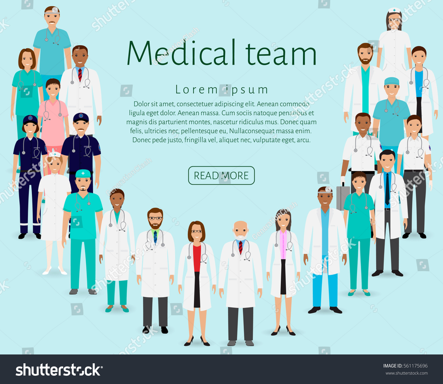 Royalty Free Medical Team Group Doctors Nurses Paramedics