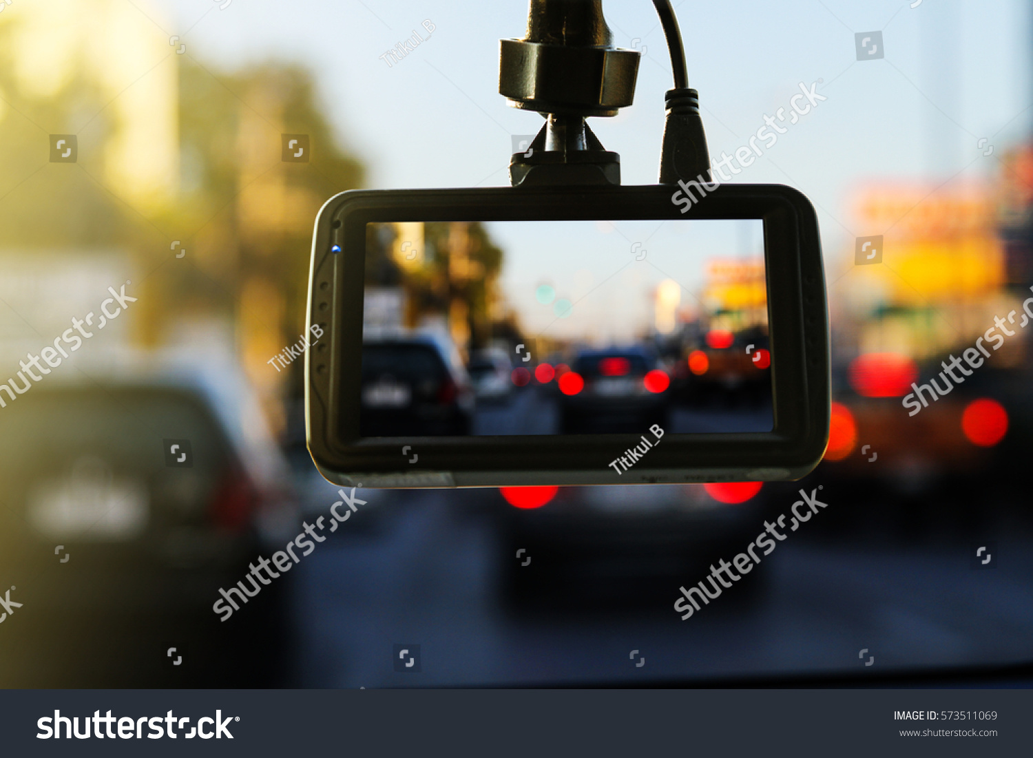 CCTV car camera for safety on the road accident #573511069