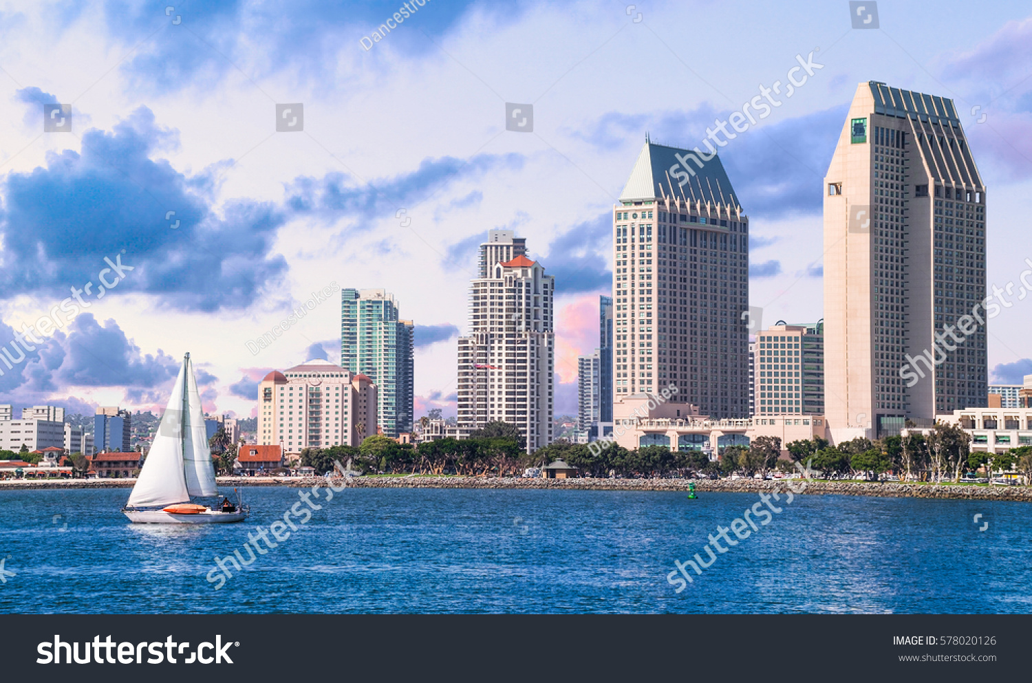 Downtown San Diego, California USA. #578020126