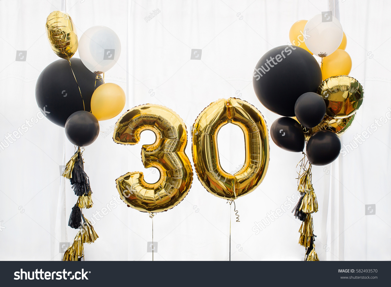 Decoration for 30 years birthday, anniversary #582493570