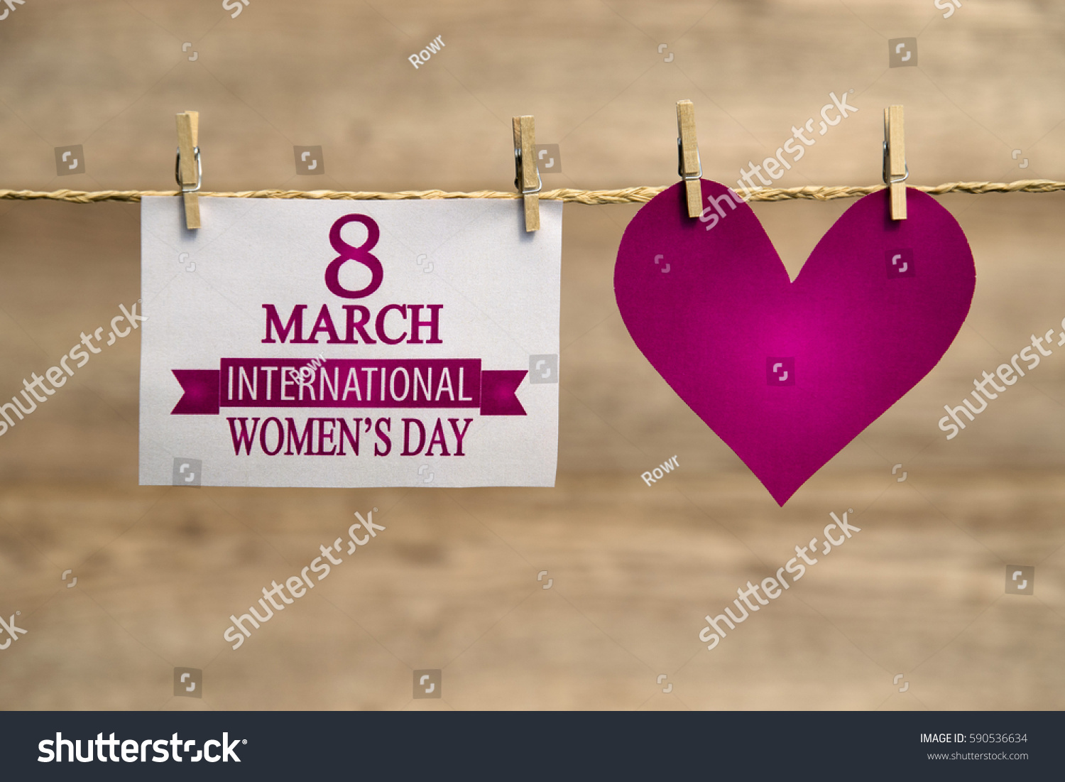 Women's day card or background. #590536634