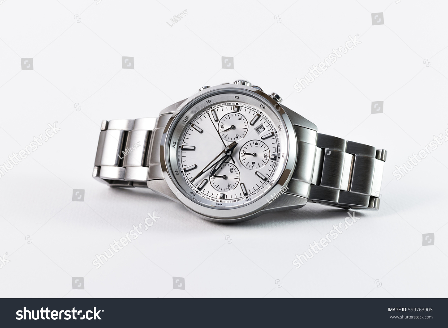 luxury watch isolated on a white background #599763908