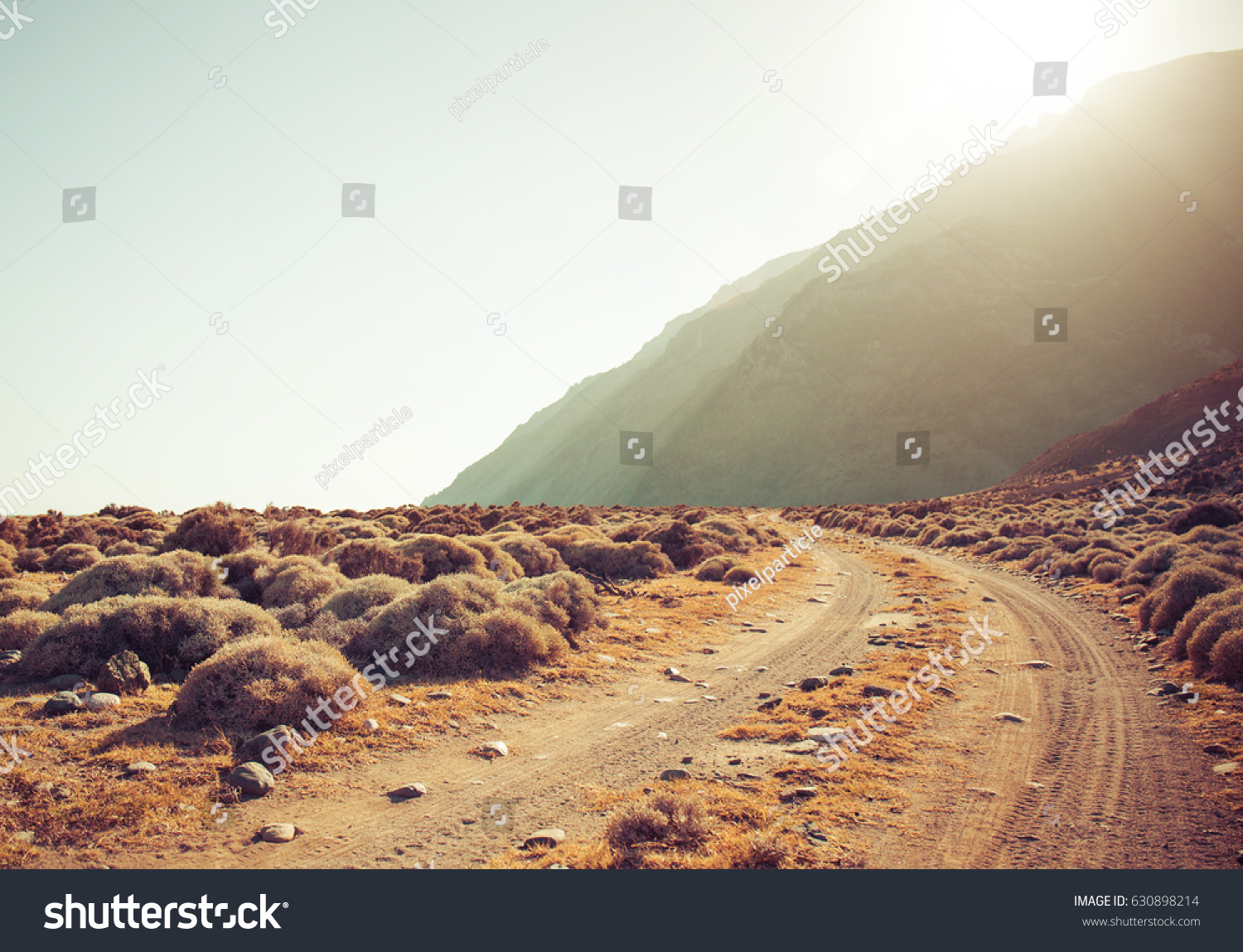 Dirt road rally background #630898214