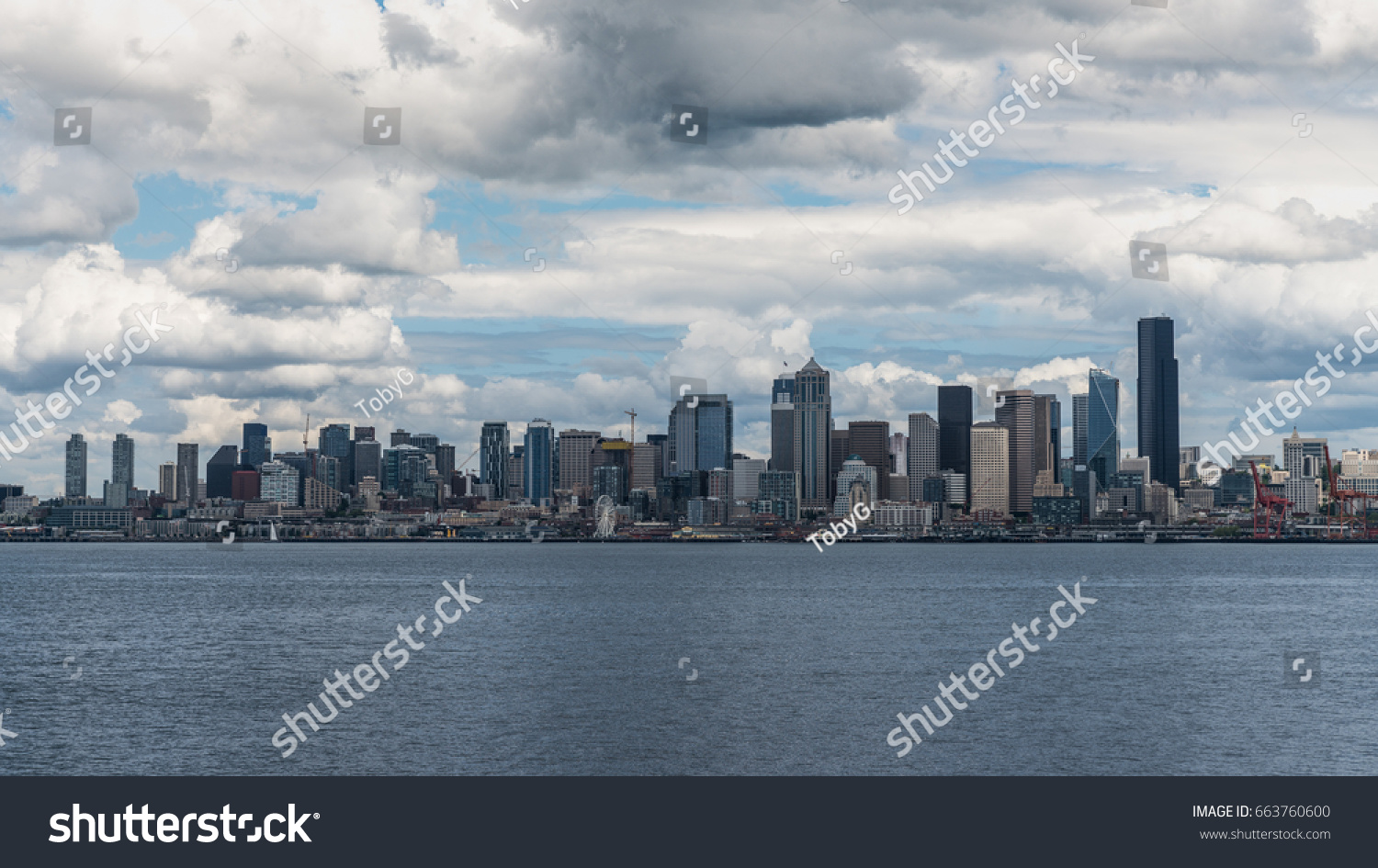 Seattle City Skyline #663760600