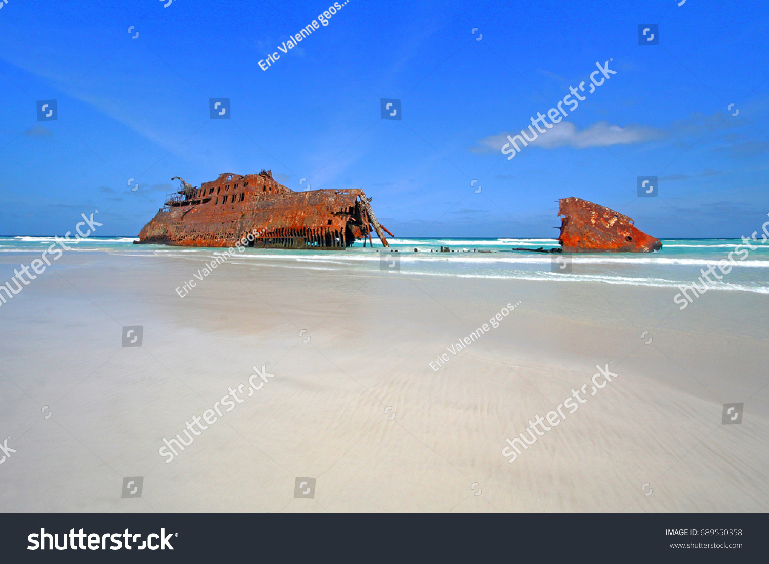 Cabo Santa Maria Beach, Island of Boa Vista, Cape Verde archipellago #689550358