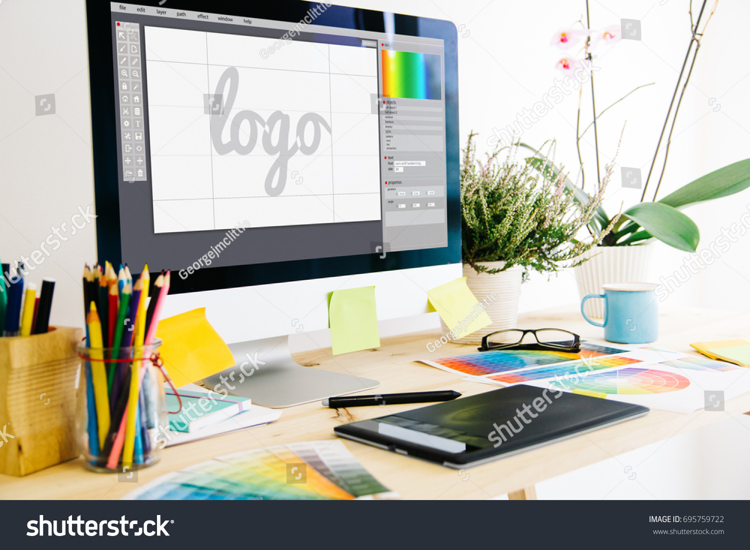 Graphic design studio logo #695759722