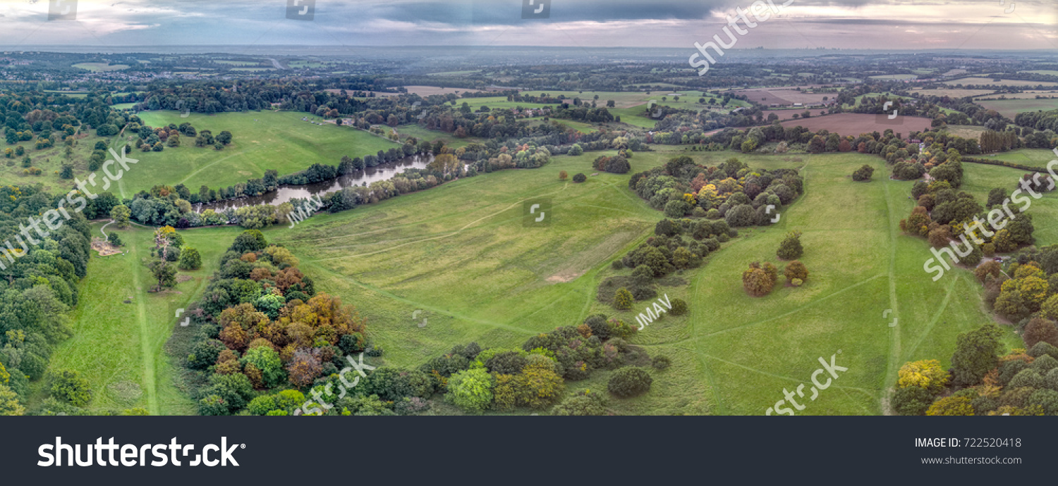 Flying over South Weald Park near Brentwood, Essex.   #722520418