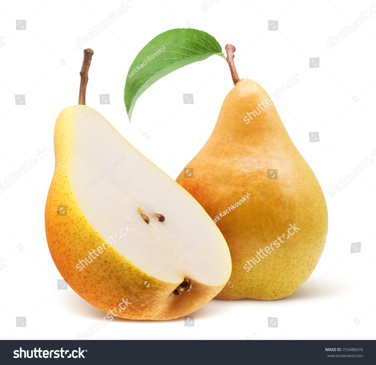 pears isolated on white background

 #753486676