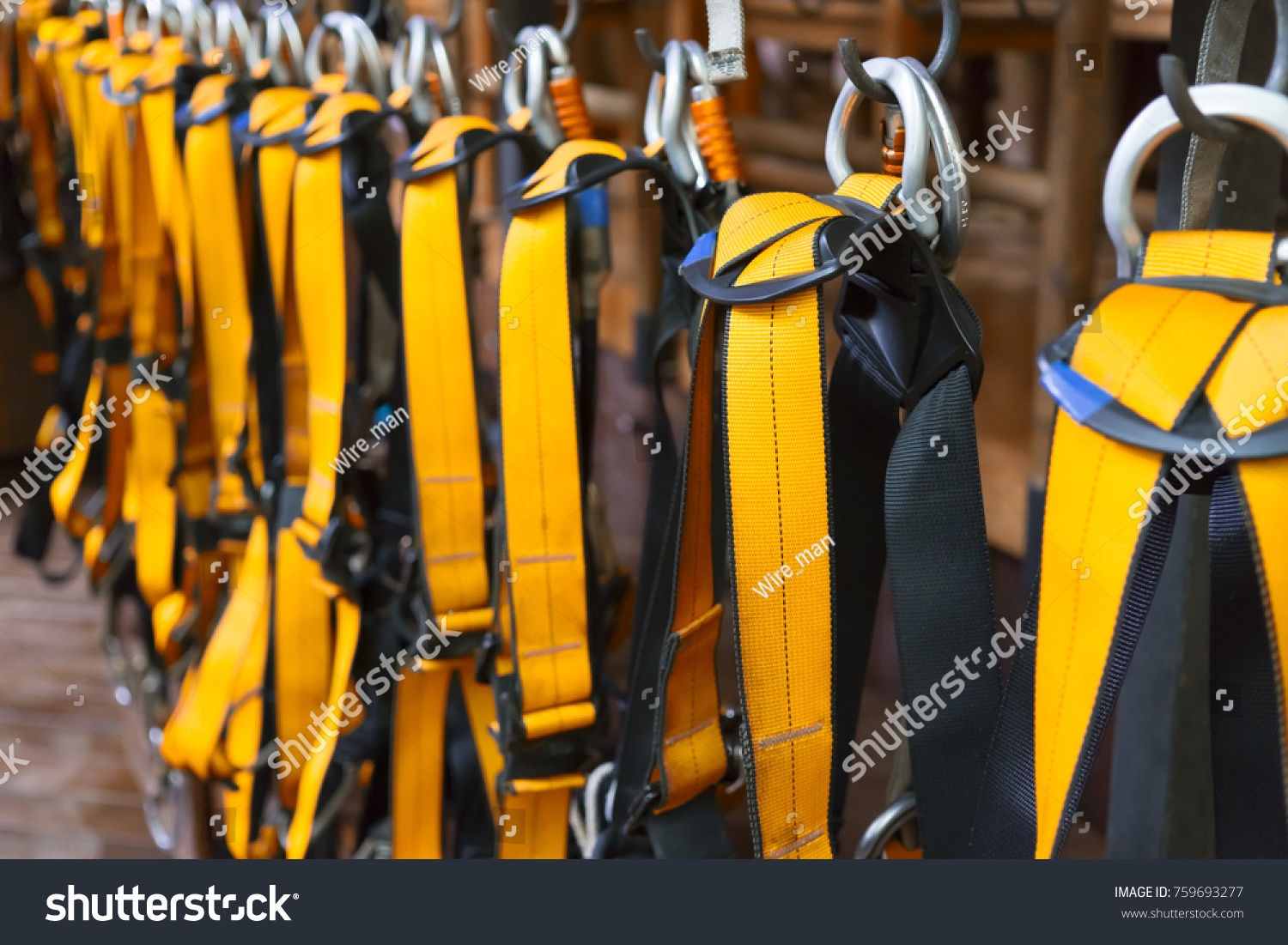 Climbing Safety Belt. Mountaineering equipment #759693277
