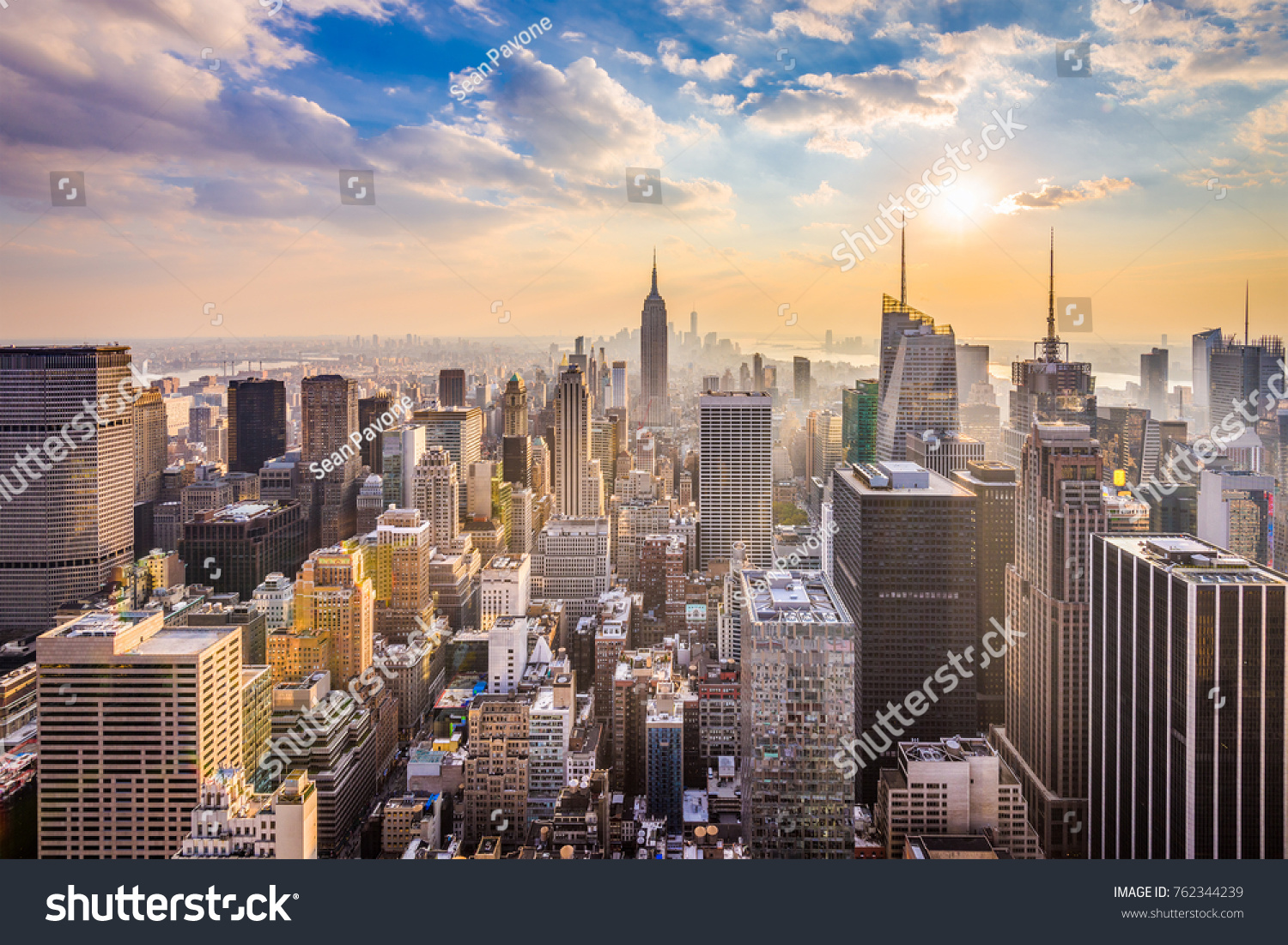 New York, New York, USA skyline. #762344239