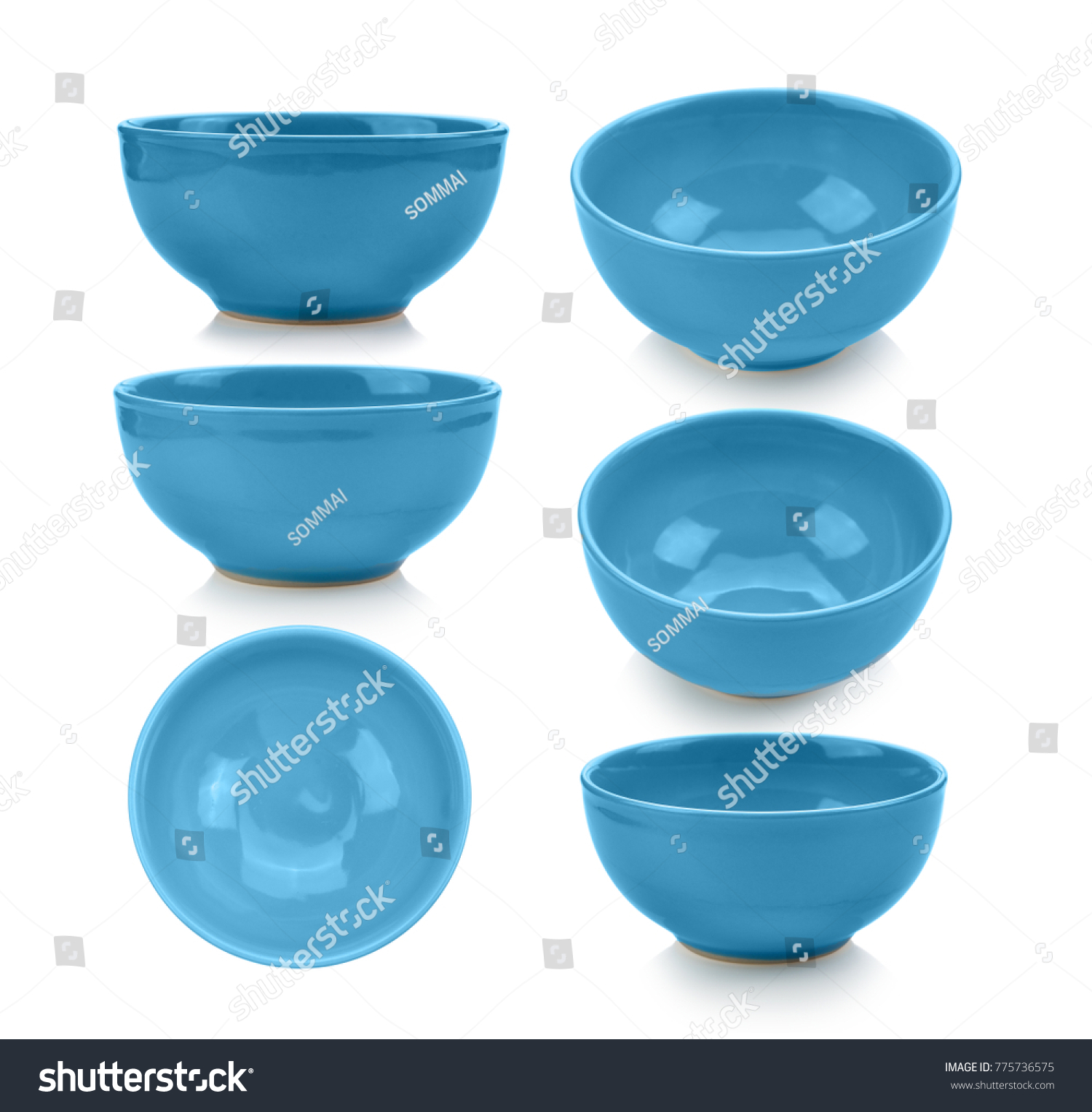 blue bowl on white background #775736575