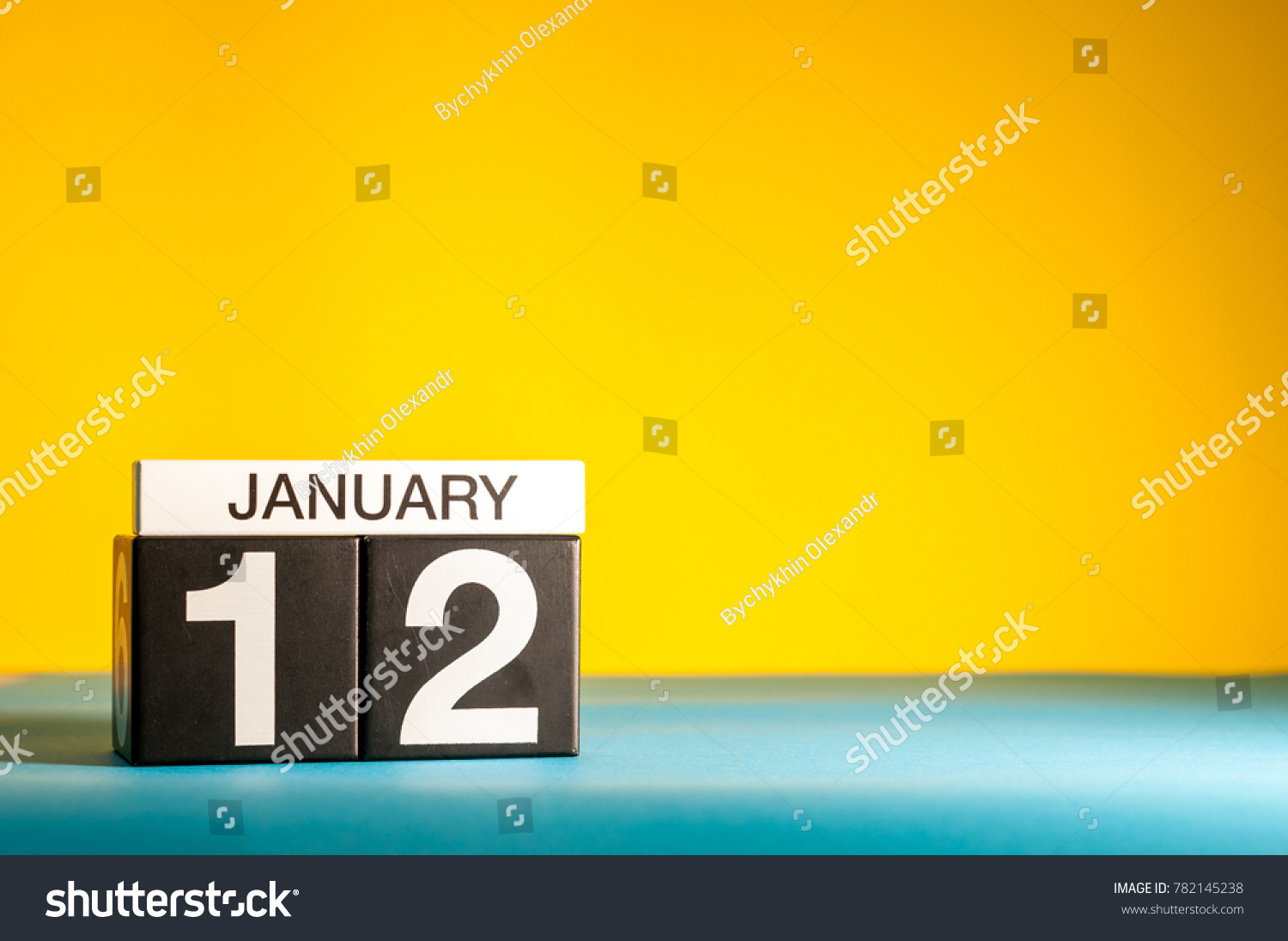 Royalty-free January 12th. Day 12 of january month, calendar ...