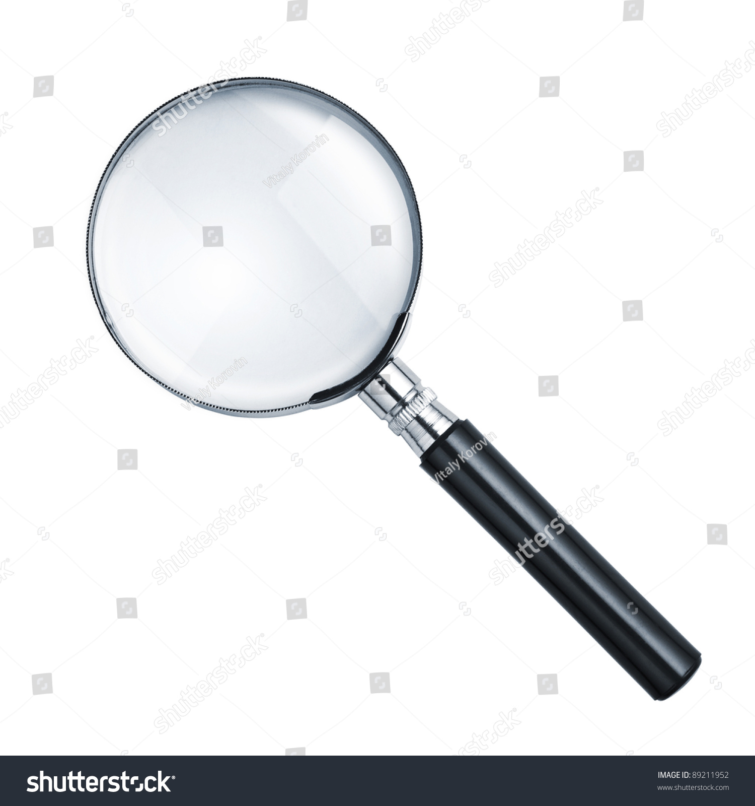 Magnifying glass isolated on white #89211952