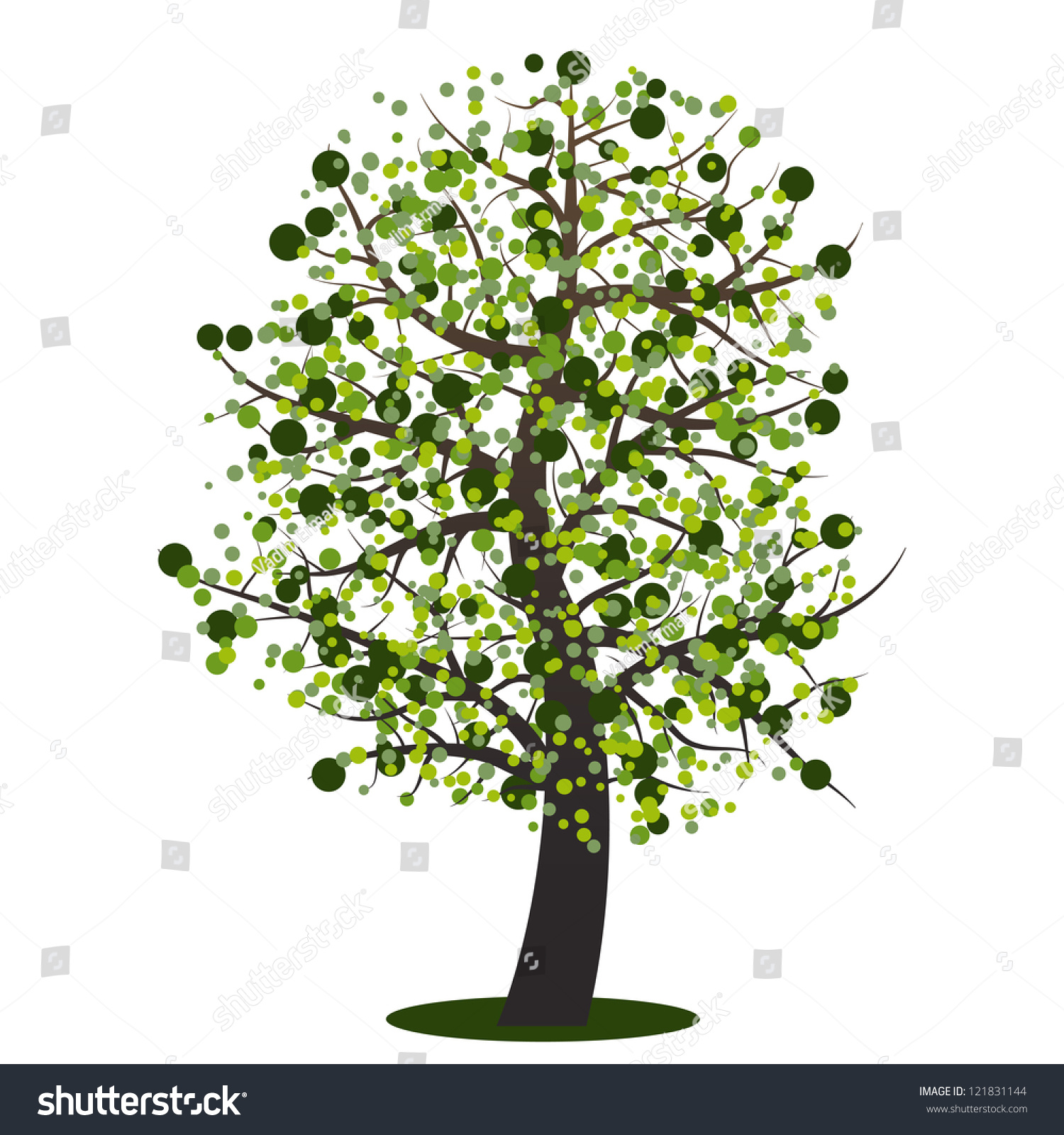 Edit Vectors Free Online - Abstract tree | Shutterstock Editor