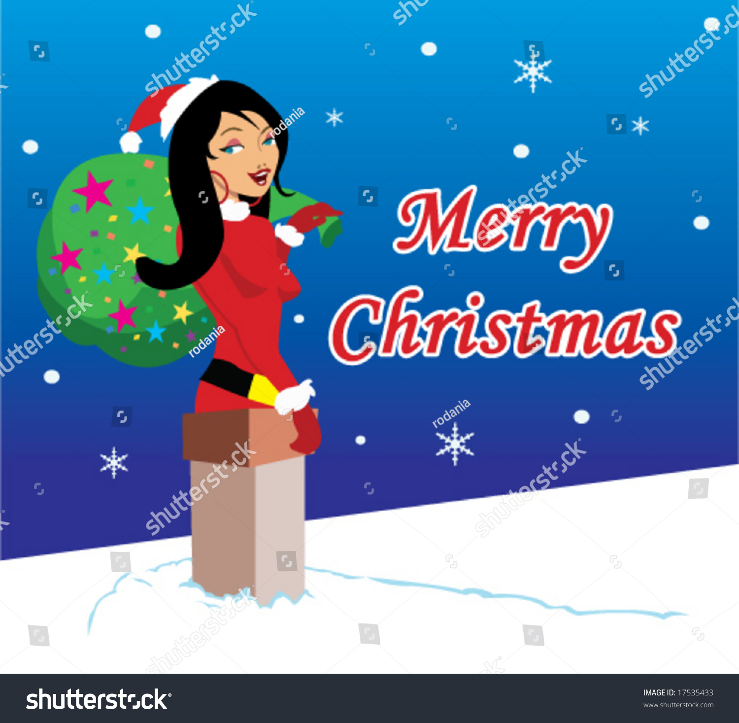 Edit Vectors Free Online - Christmas girl | Shutterstock Editor