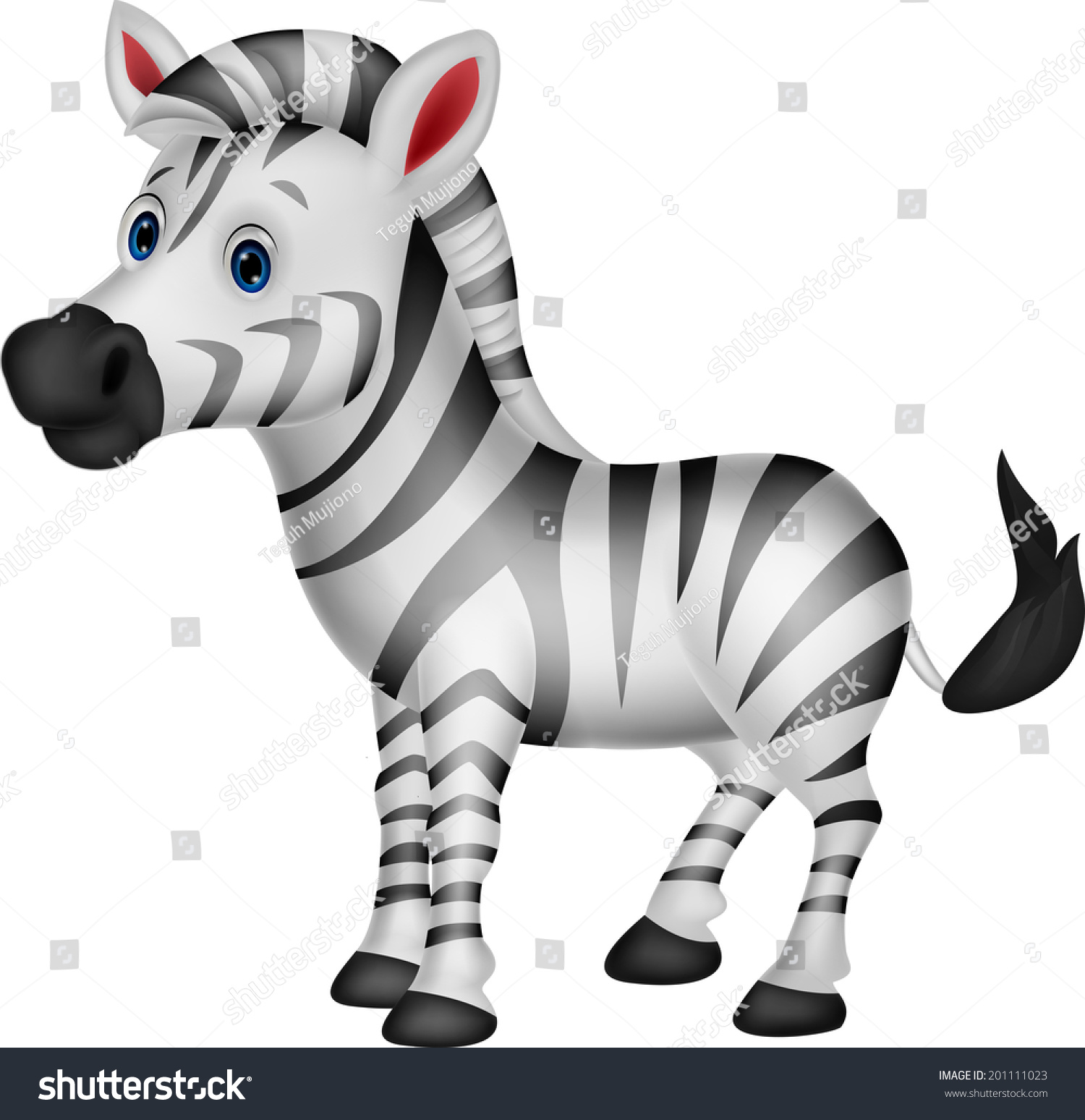 Edit Vectors Free Online - Cute zebra | Shutterstock Editor