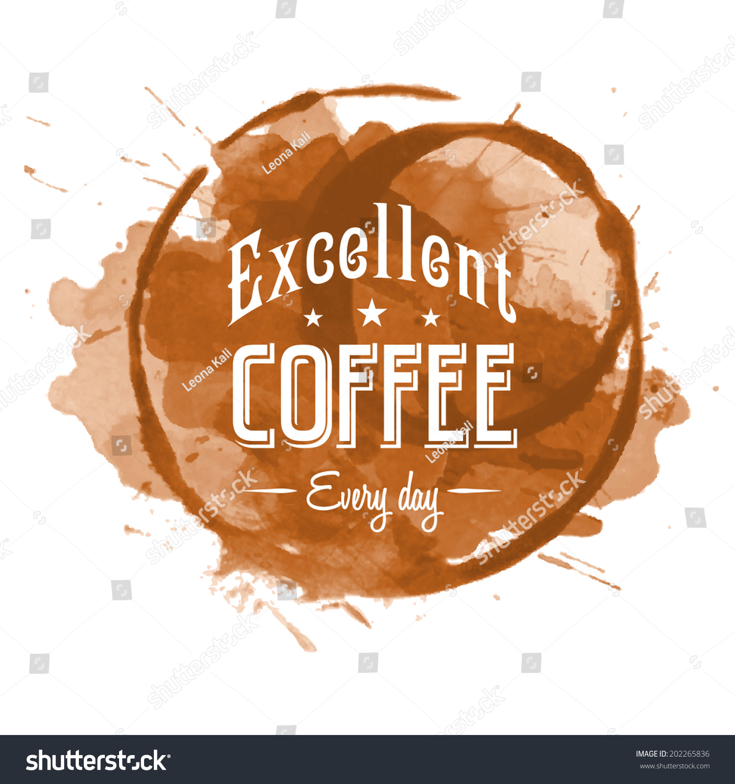 Edit Vectors Free Online - Coffee label | Shutterstock Editor