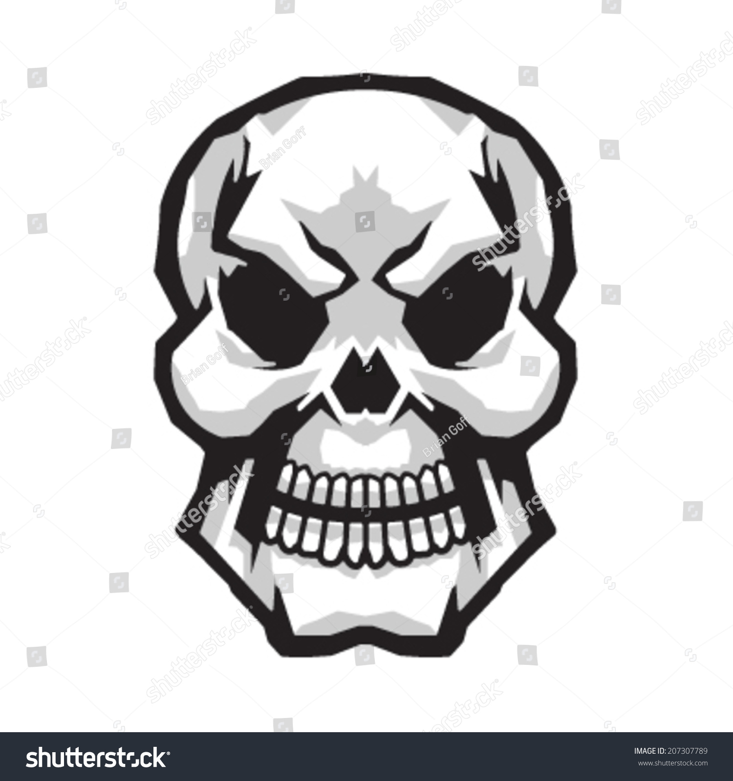 Edit Vectors Free Online - Skull vector | Shutterstock Editor