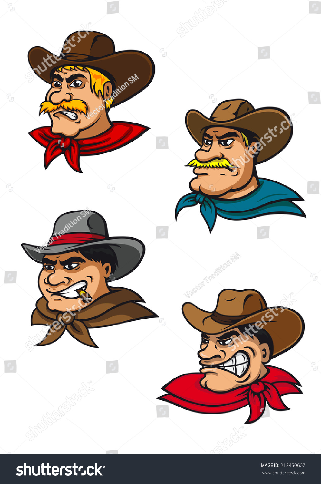 Edit Vectors Free Online - Cartoon western | Shutterstock Editor