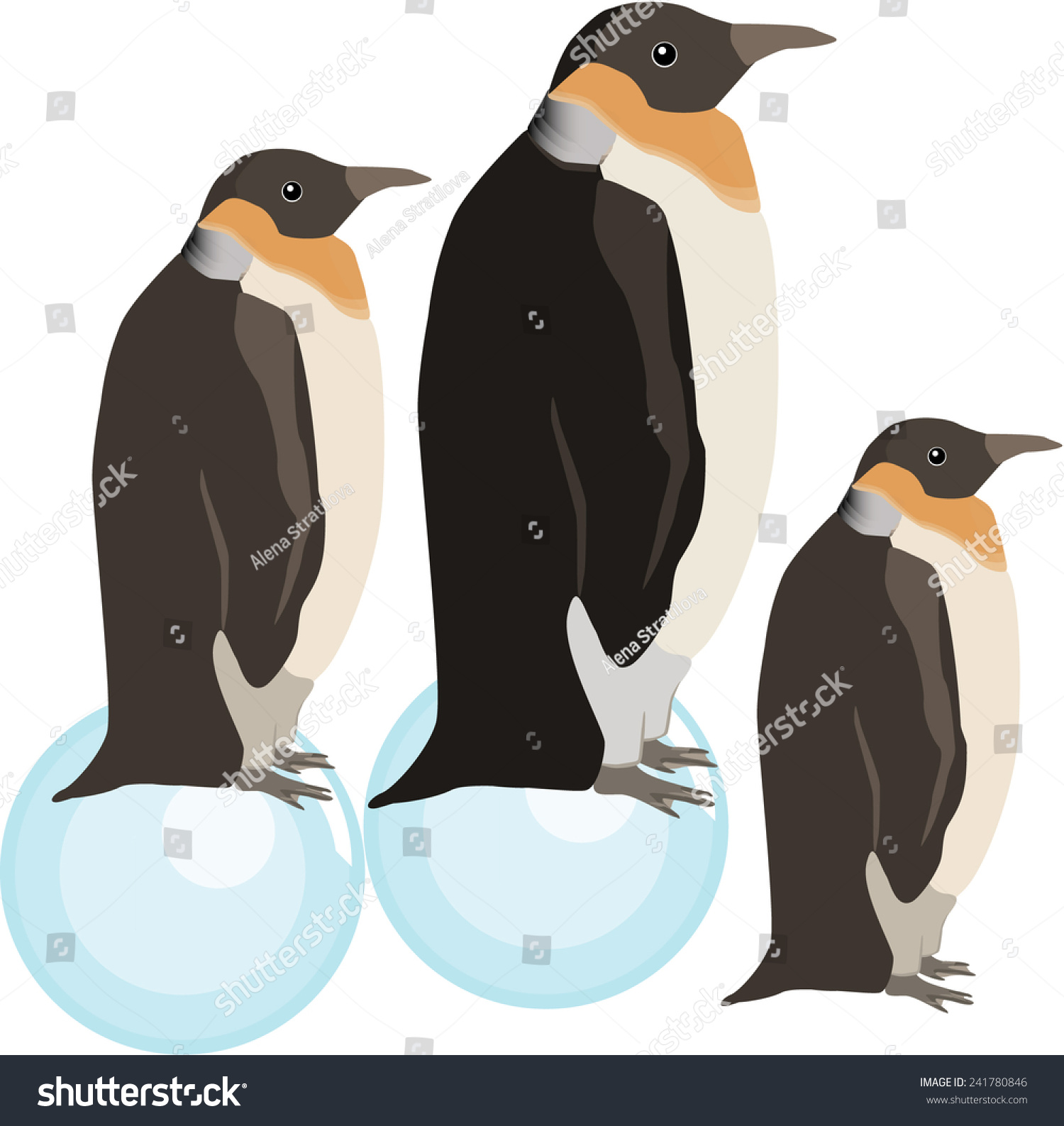 Download Edit Vectors Free Online - penguins and round | Shutterstock Editor