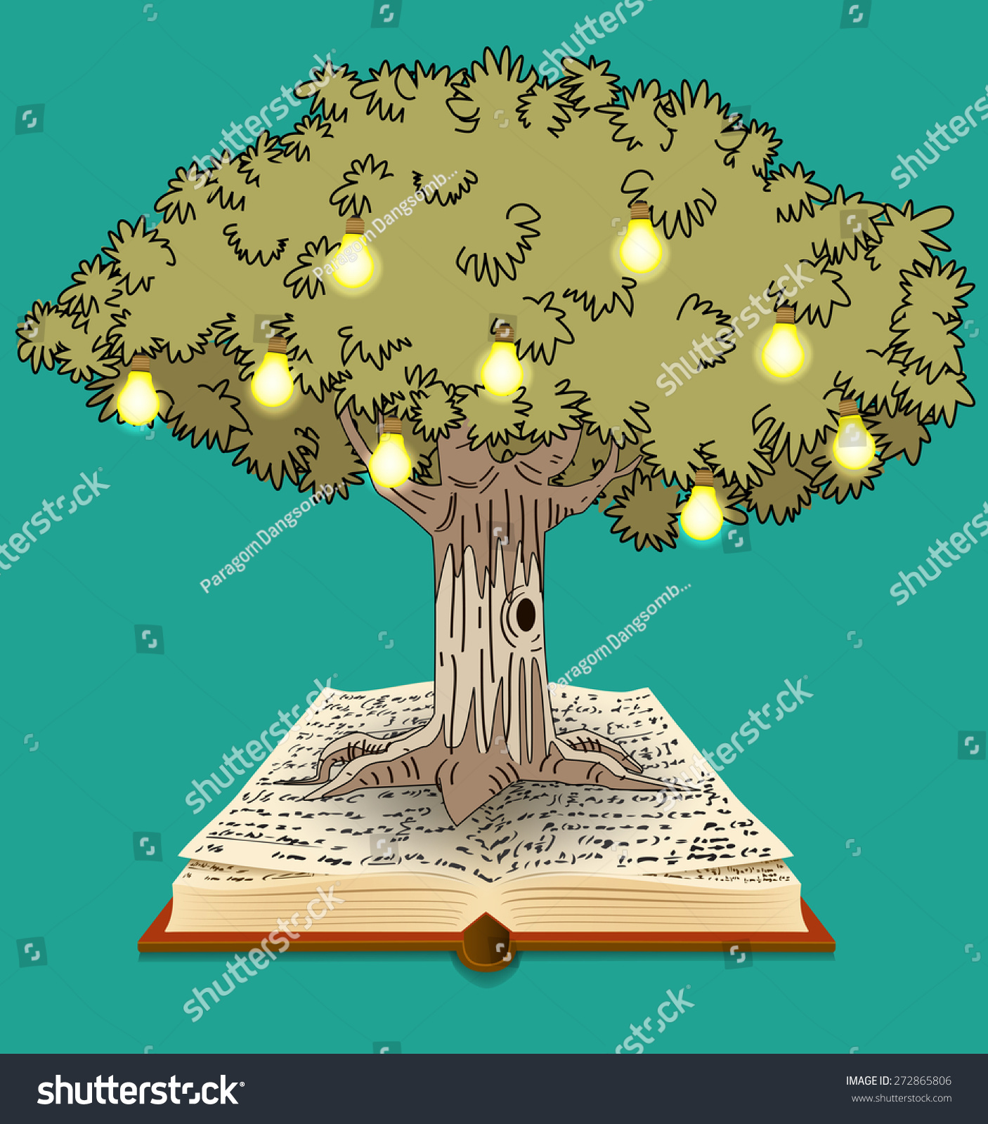 Edit Vectors Free Online - book tree | Shutterstock Editor