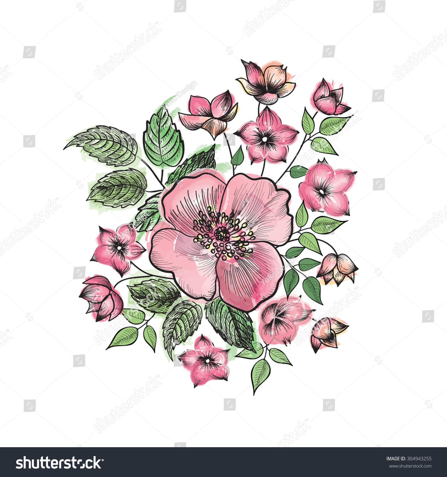 Edit Vectors Free Online - Flower bouquet. | Shutterstock Editor