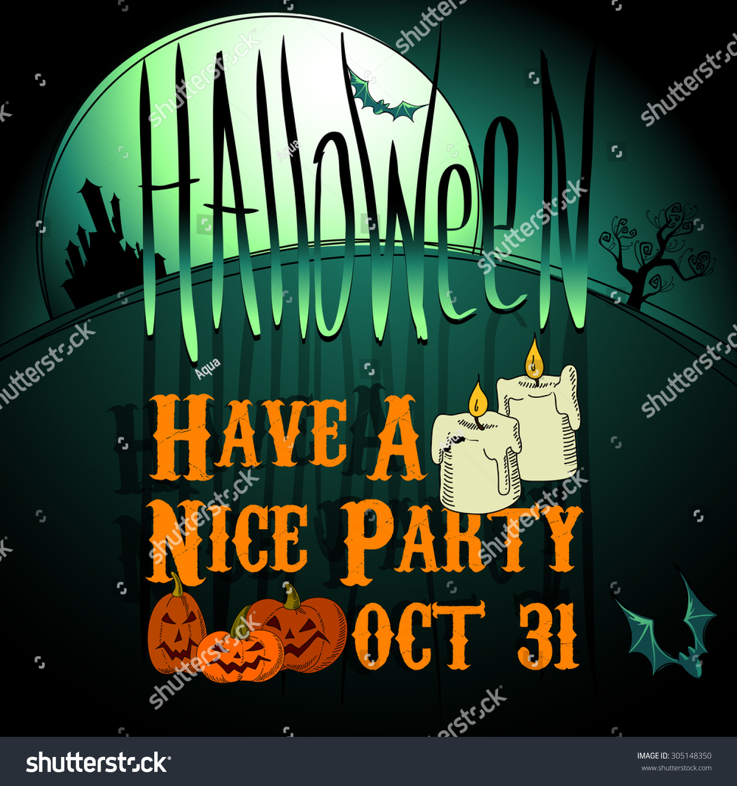 Edit Vectors Free Online - Halloween background | Shutterstock Editor