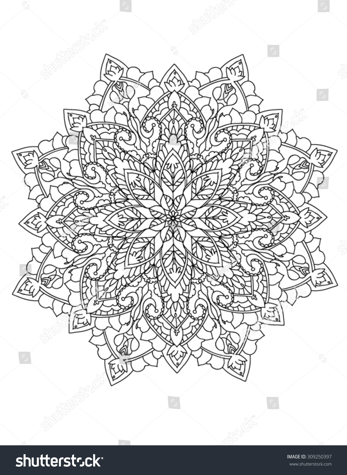 Download Edit Vectors Free Online - Mandala | Shutterstock Editor