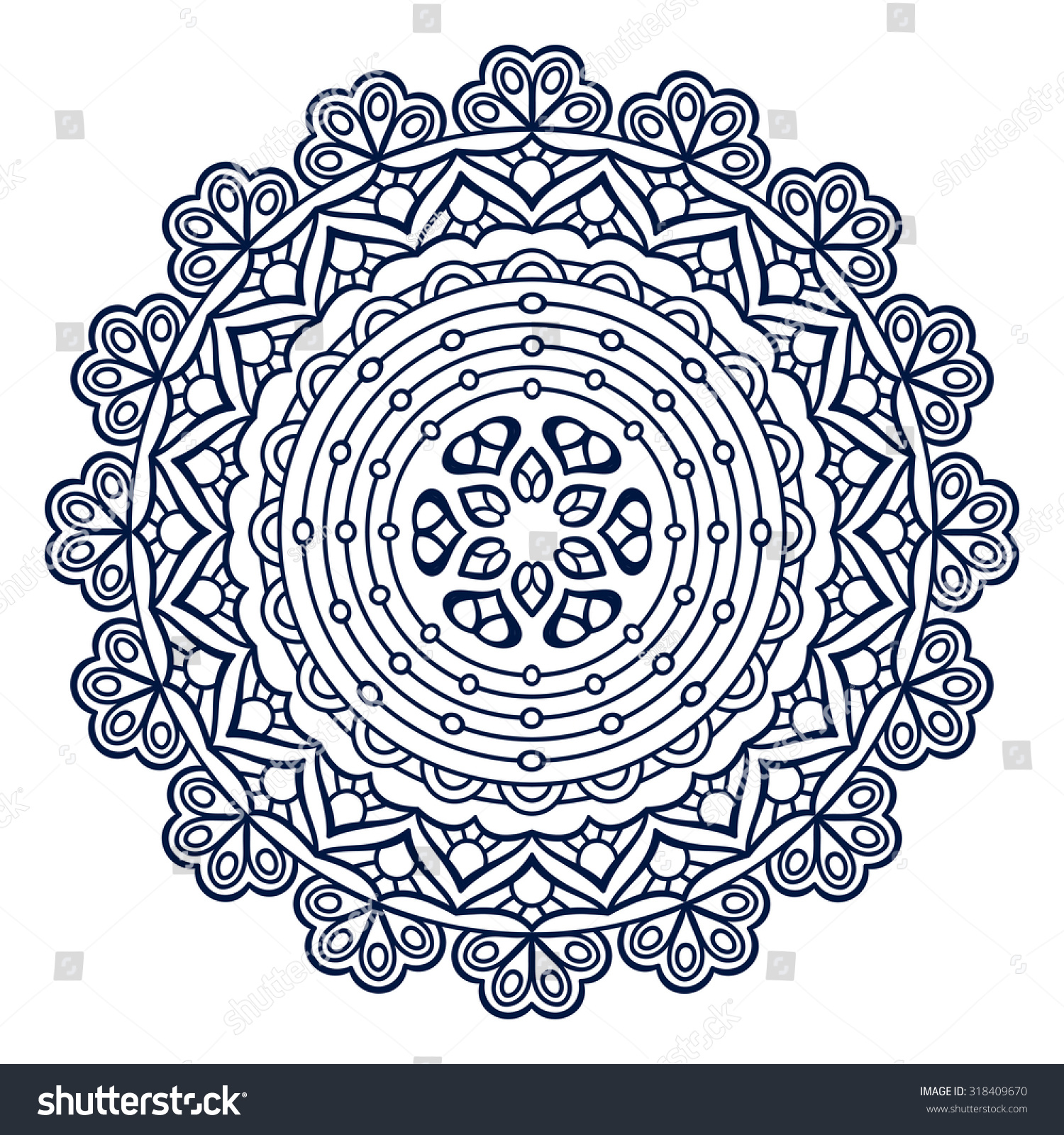 Download Edit Vectors Free Online - Mandala | Shutterstock Editor