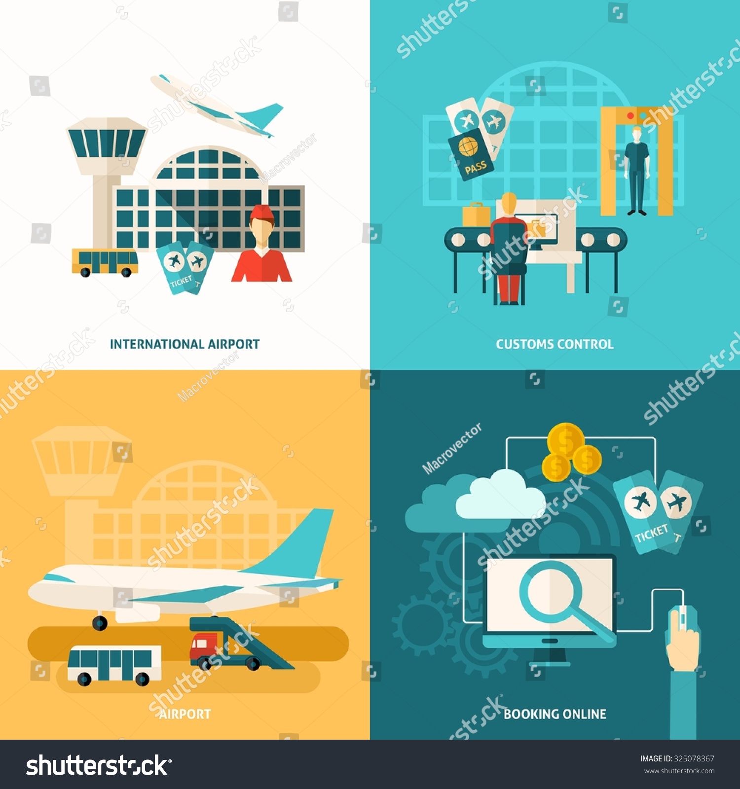 Download Edit Vectors Free Online - Airport design | Shutterstock ...