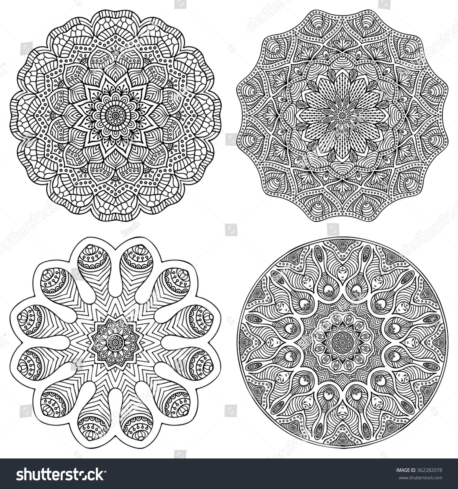 Download Edit Vectors Free Online - Mandala | Shutterstock Editor