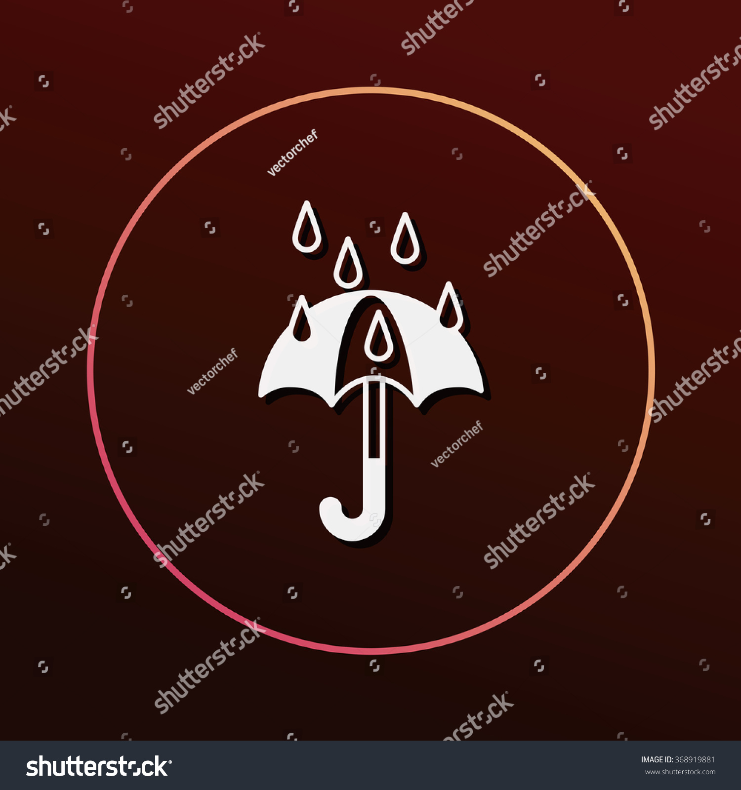 Download Edit Vectors Free Online - umbrella icon | Shutterstock Editor